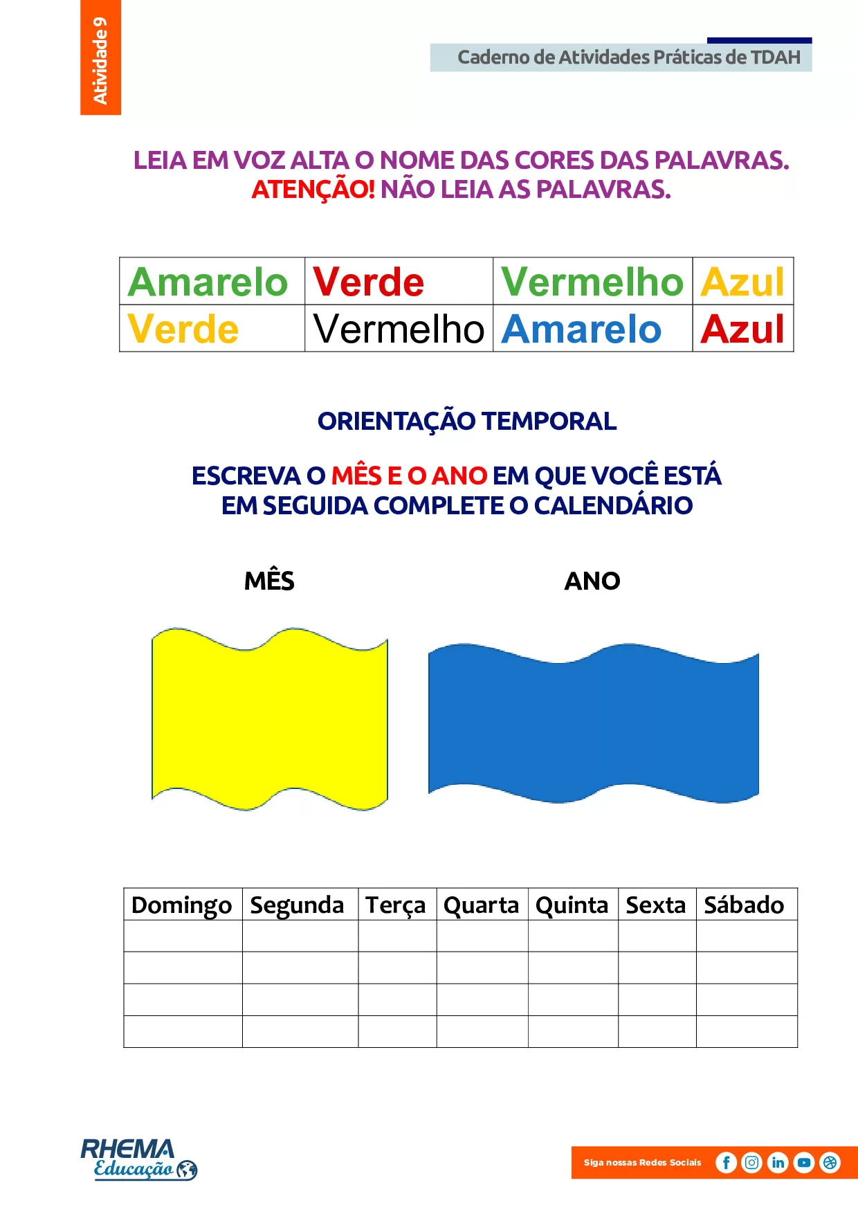 10 Atividades Praticas Para TDAH Estimulo De Atencao 10