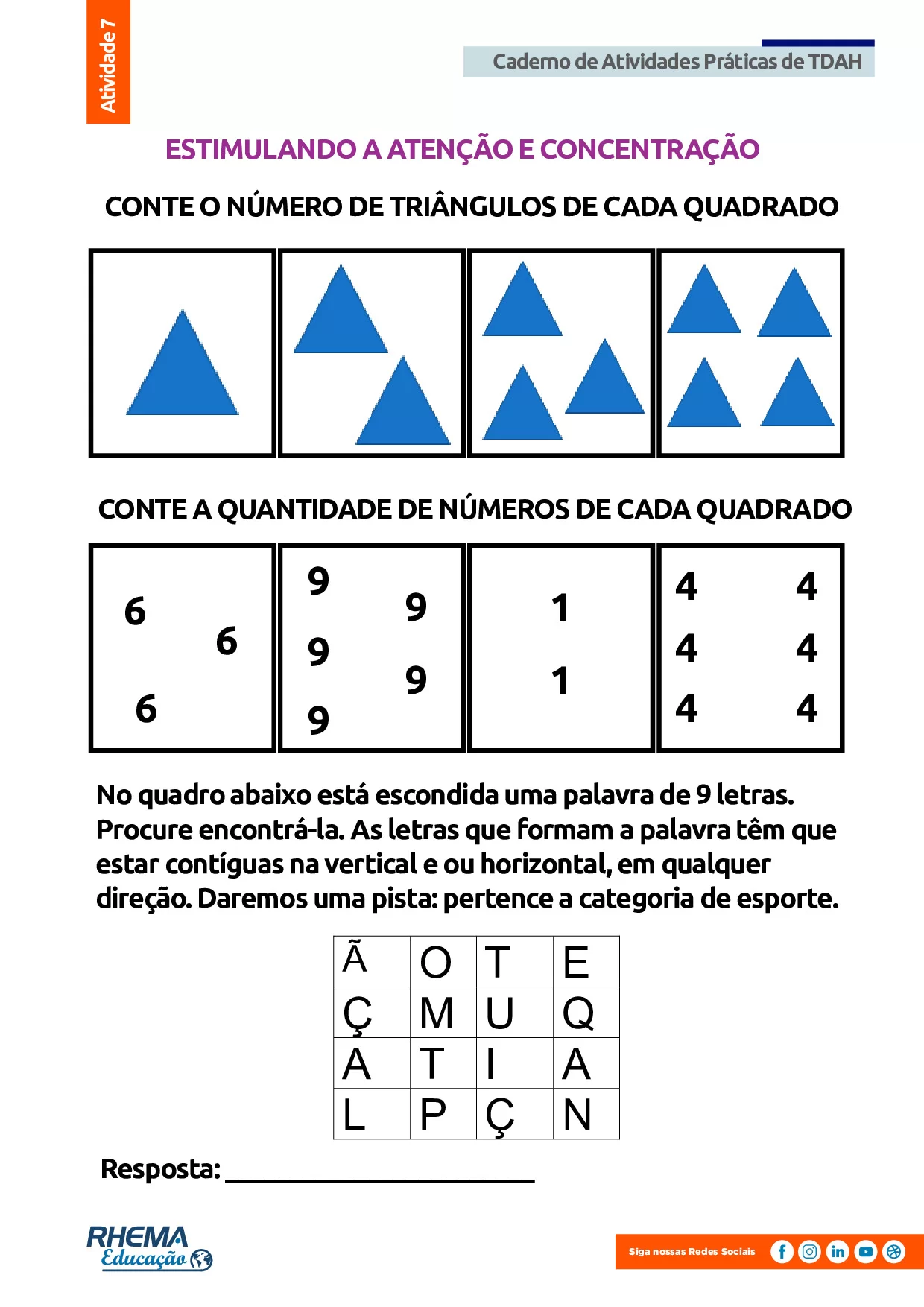 10 Atividades Praticas Para TDAH Estimulo De Atencao 8