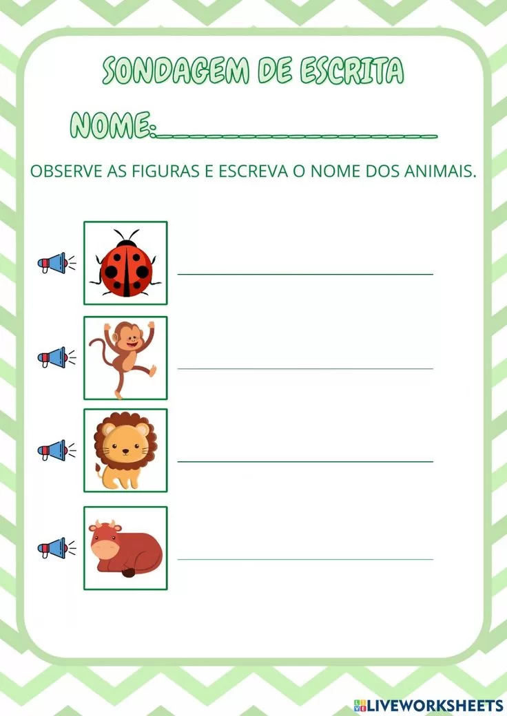 Atividades de Sondagem Diagnóstica
