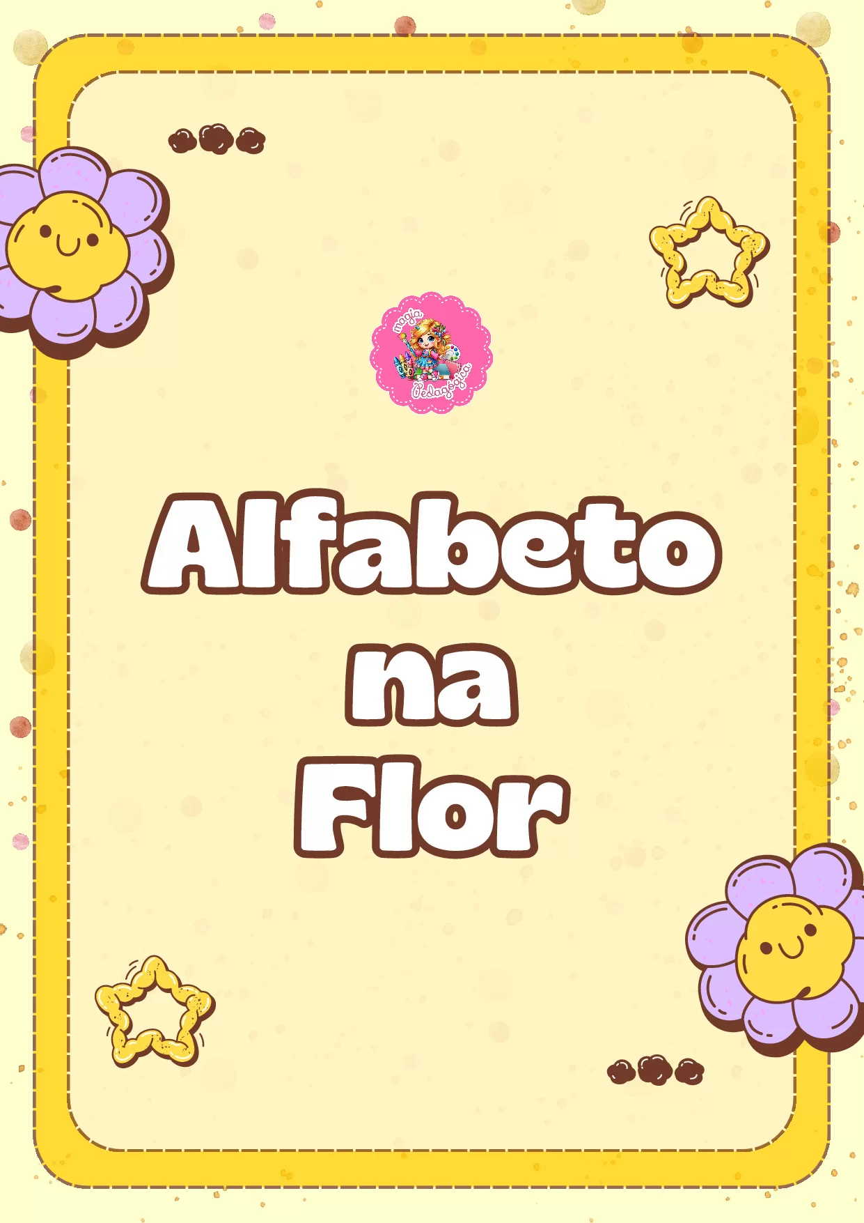 Alfabeto na Flor: Painel Educativo para Educação Infantil
