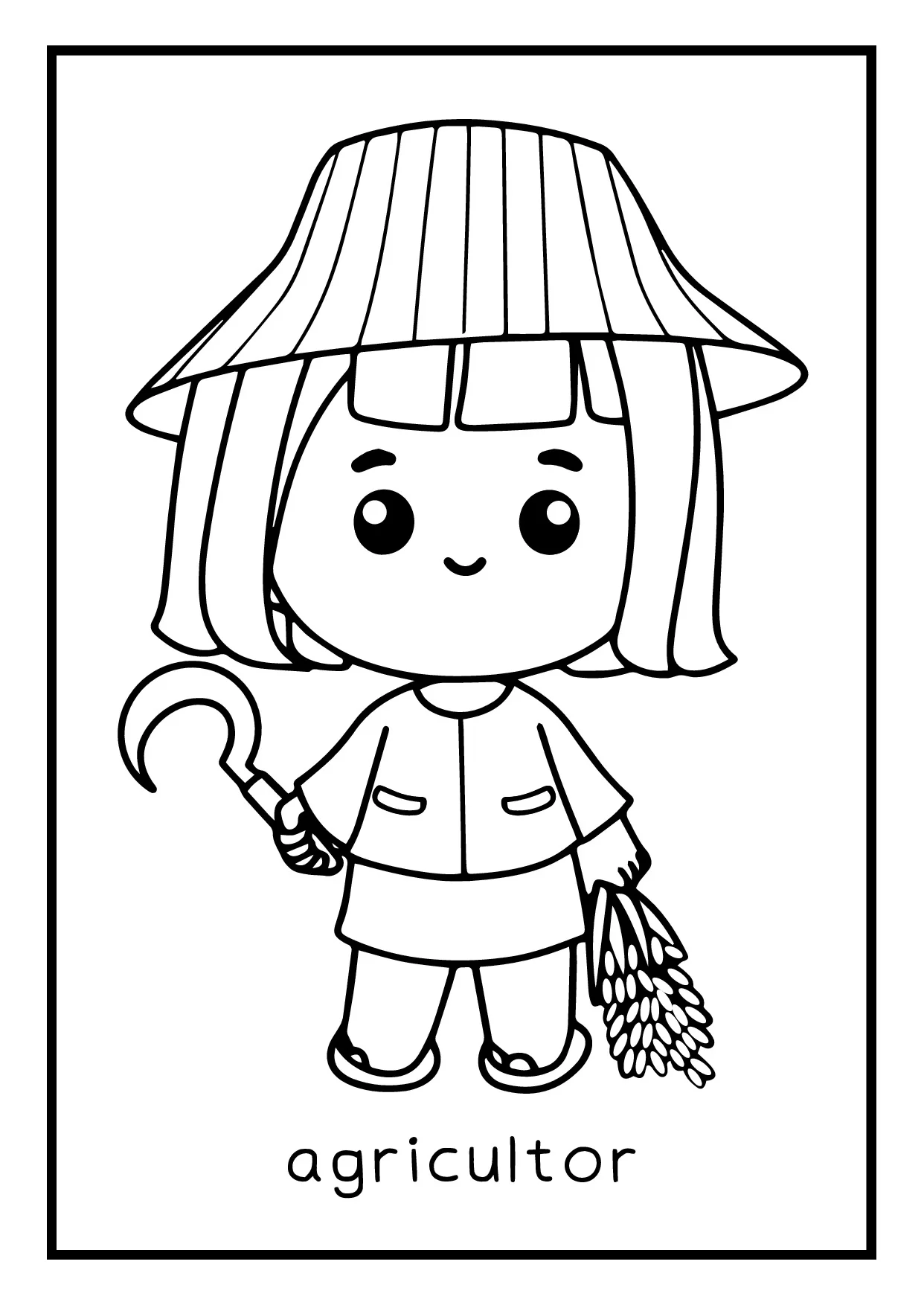 Atividade De Colorir Profissoes Para Educacao Infantil 13