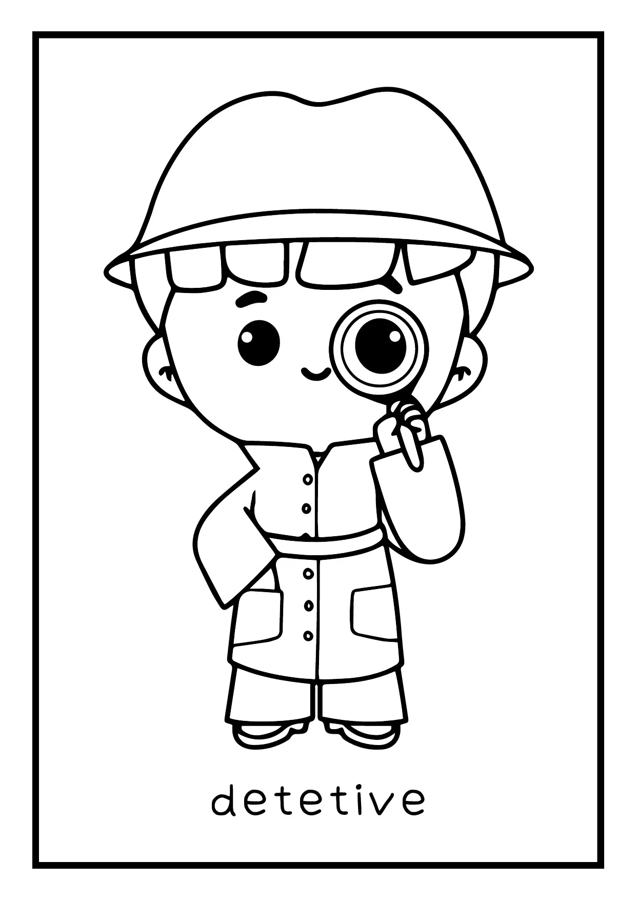 Atividade De Colorir Profissoes Para Educacao Infantil 18