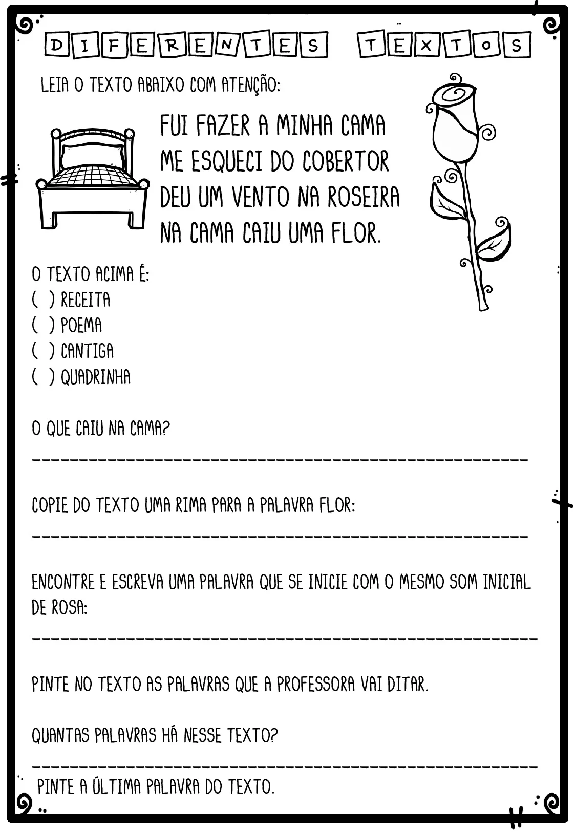 Leia o texto abaixo com atenção