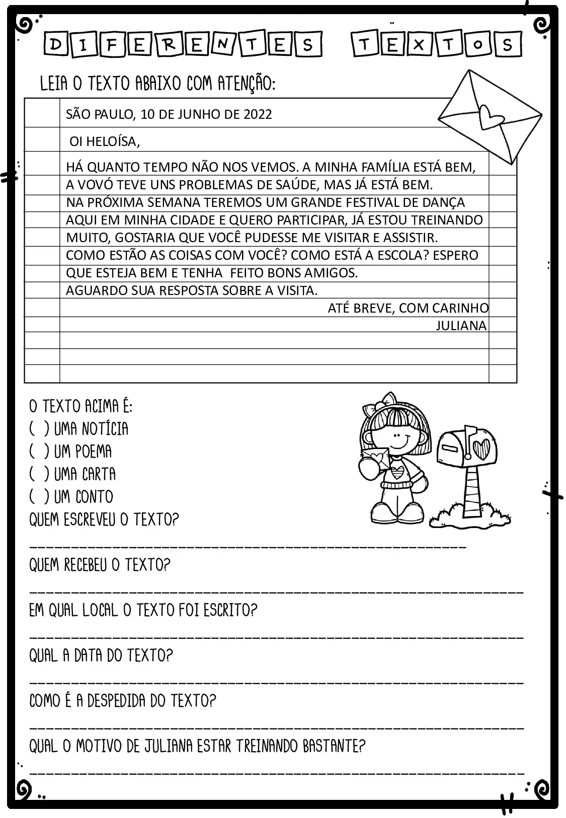 Atividade De Generos Textuais Para O 3o Ano Do Fundamental 24