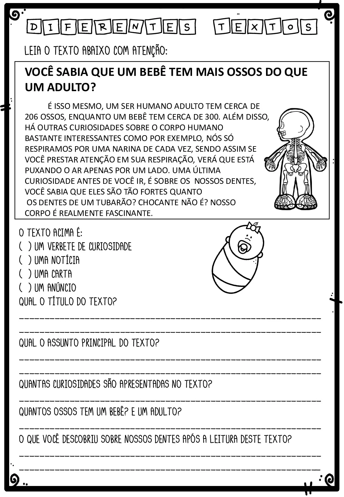 Atividade De Generos Textuais Para O 3o Ano Do Fundamental 32