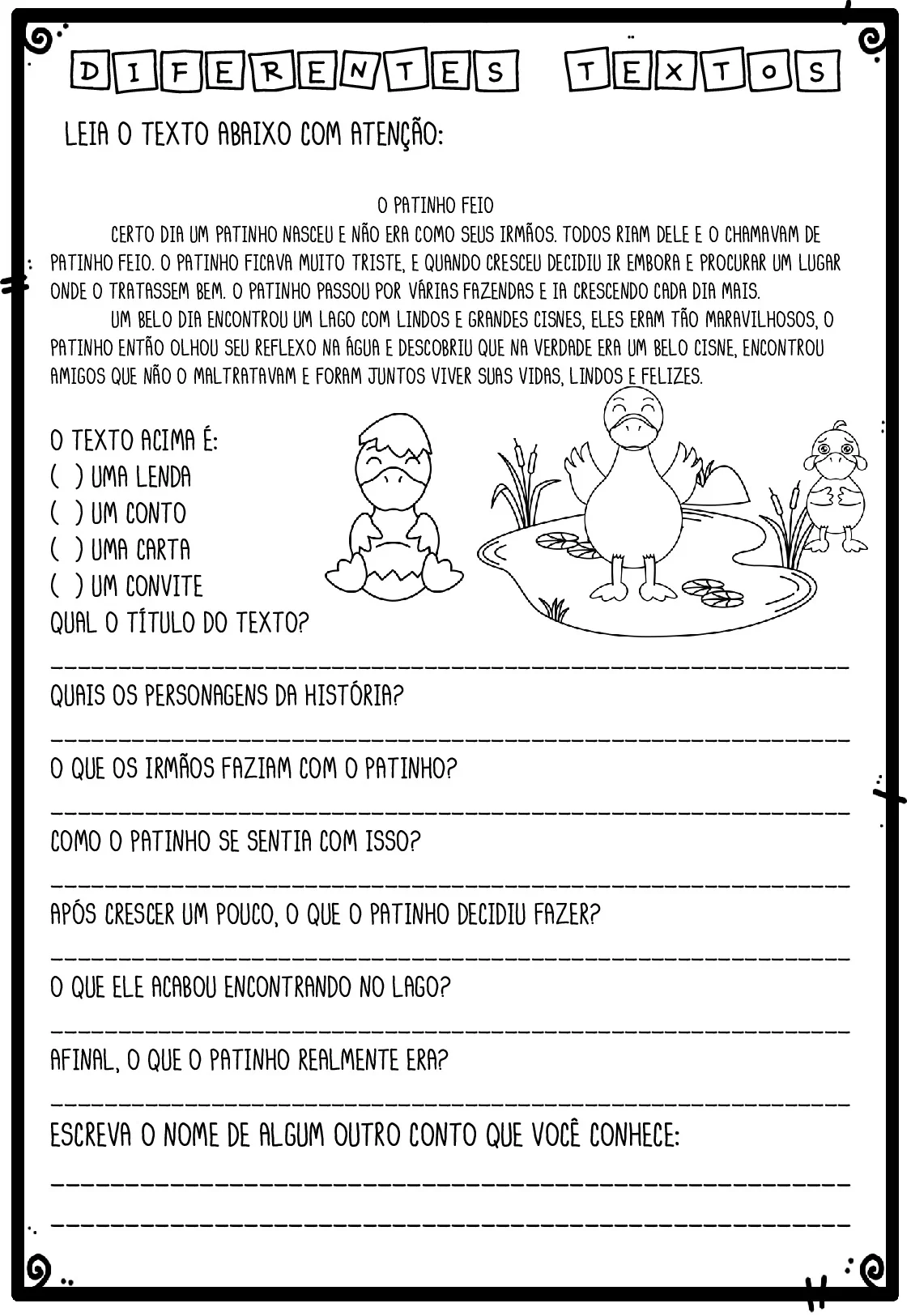 Quais os personagens da história