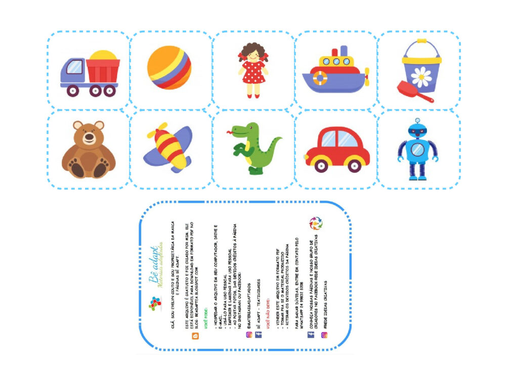 Atividade De Pareamento Com Brinquedos Para Criancas Com TEA 3
