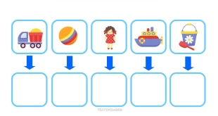 Atividade de Pareamento com Brinquedos para Crianças com TEA