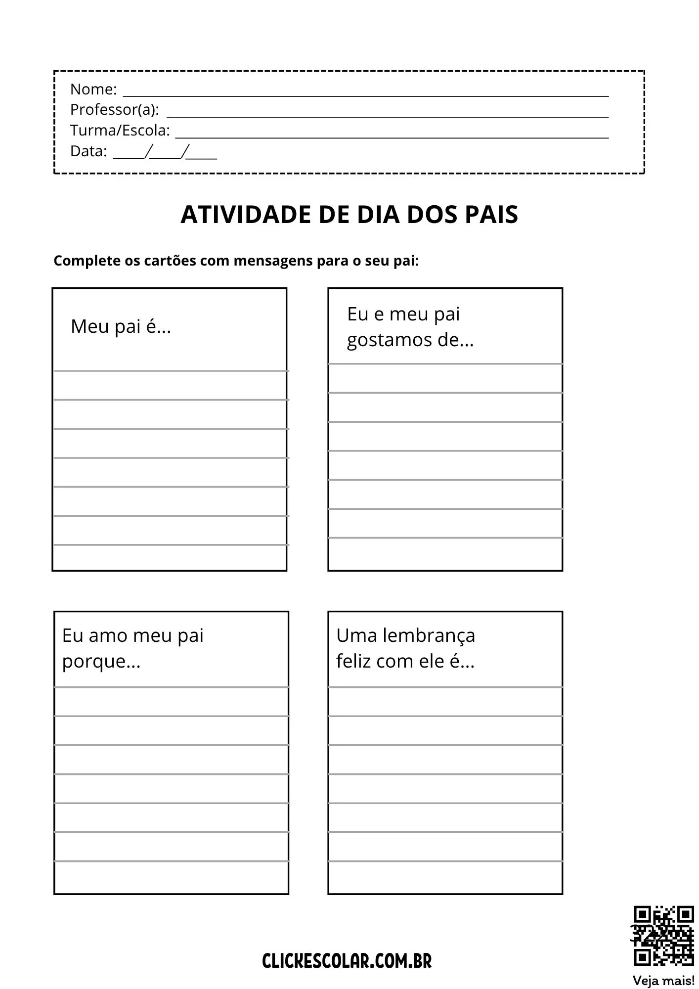 Atividade Dia Dos Pais 01