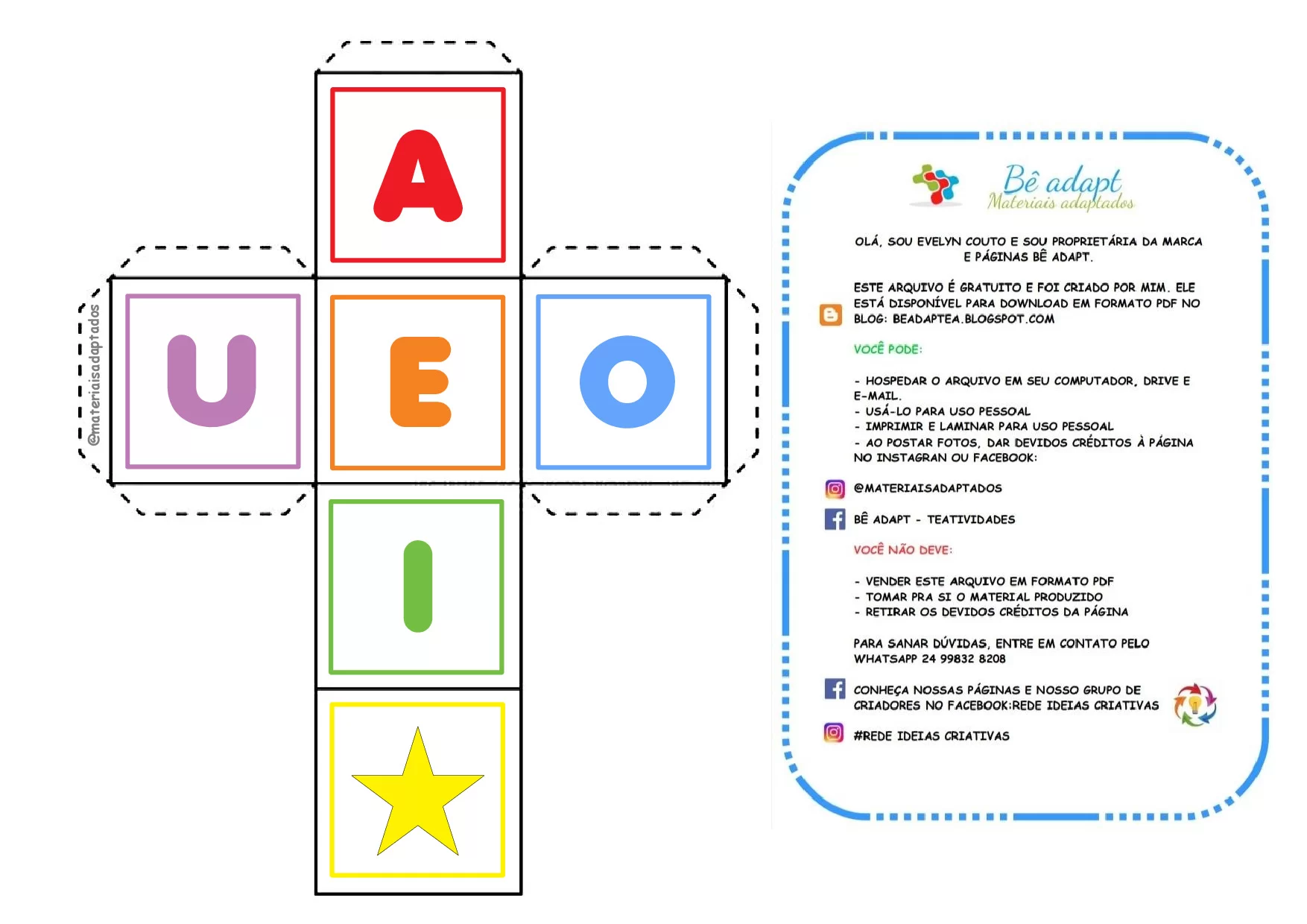 Atividade Lúdica para Trabalhar Vogais – ilustração 2