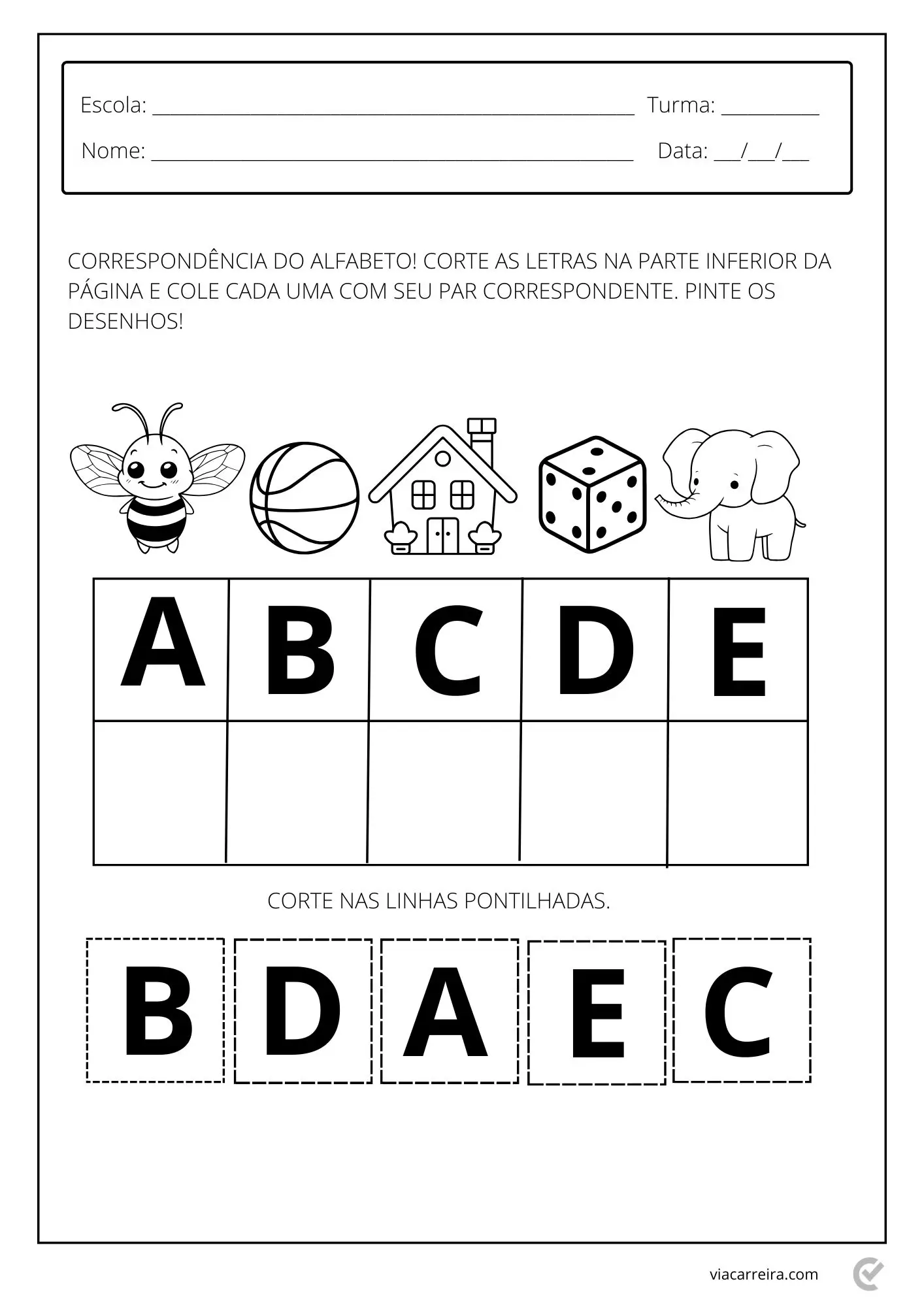Atividades Com Alfabeto Para Educacao Infantil 8