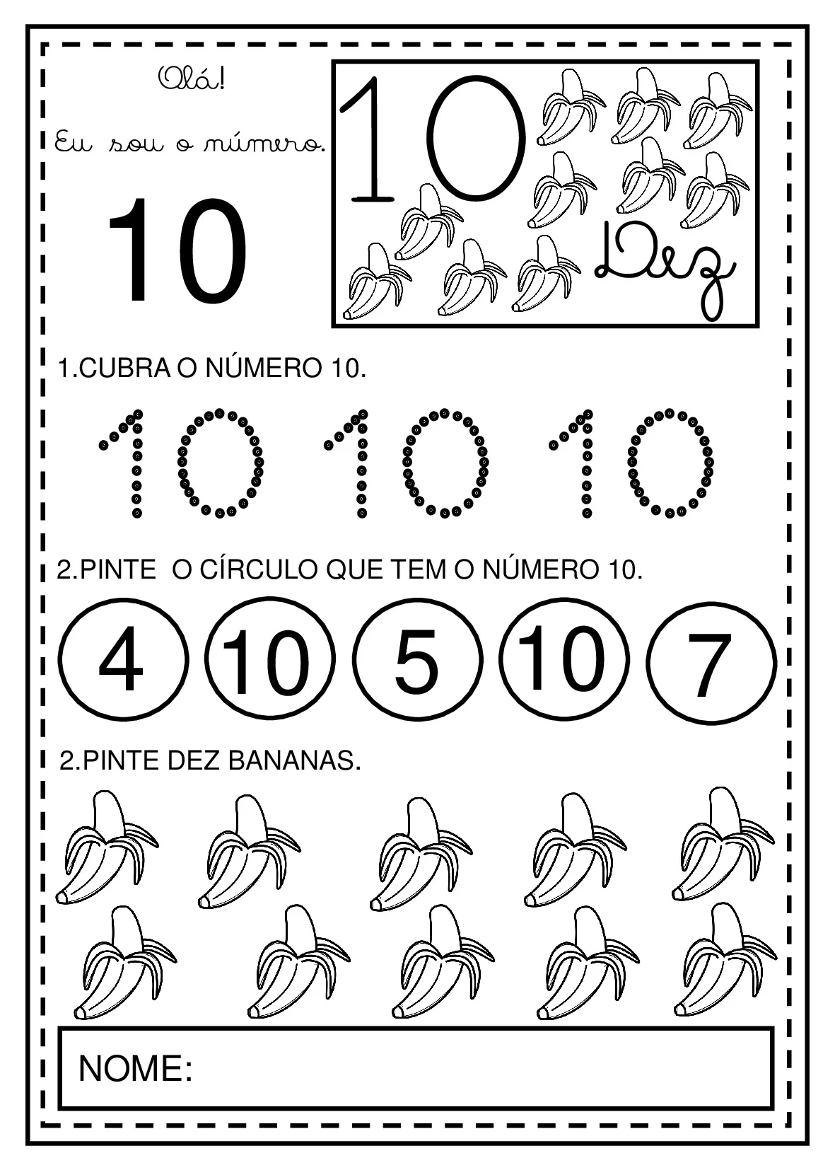 Atividades Com Quantidades De 0 A 10 Em PDF 11