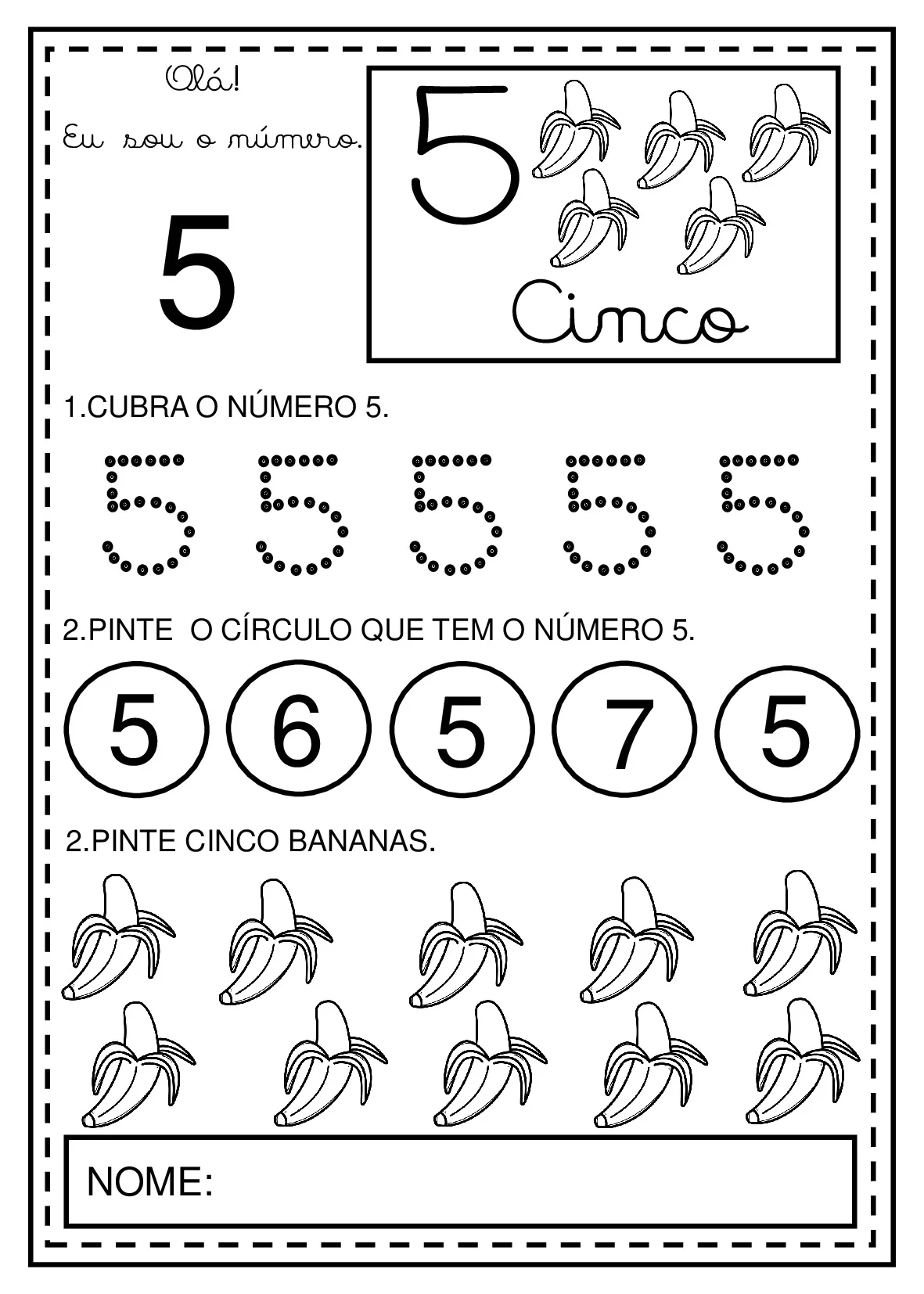 Atividades Com Quantidades De 0 A 10 Em PDF 6