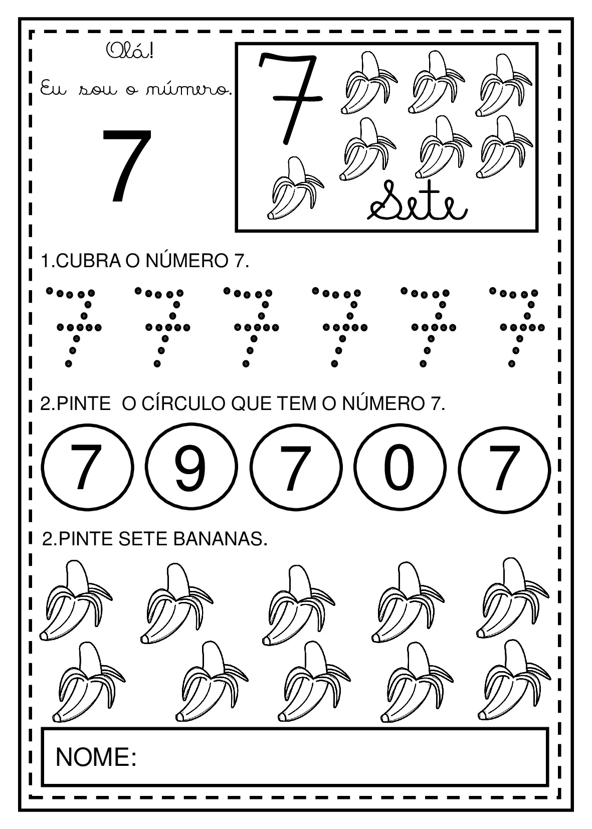 Atividades Com Quantidades De 0 A 10 Em PDF 8