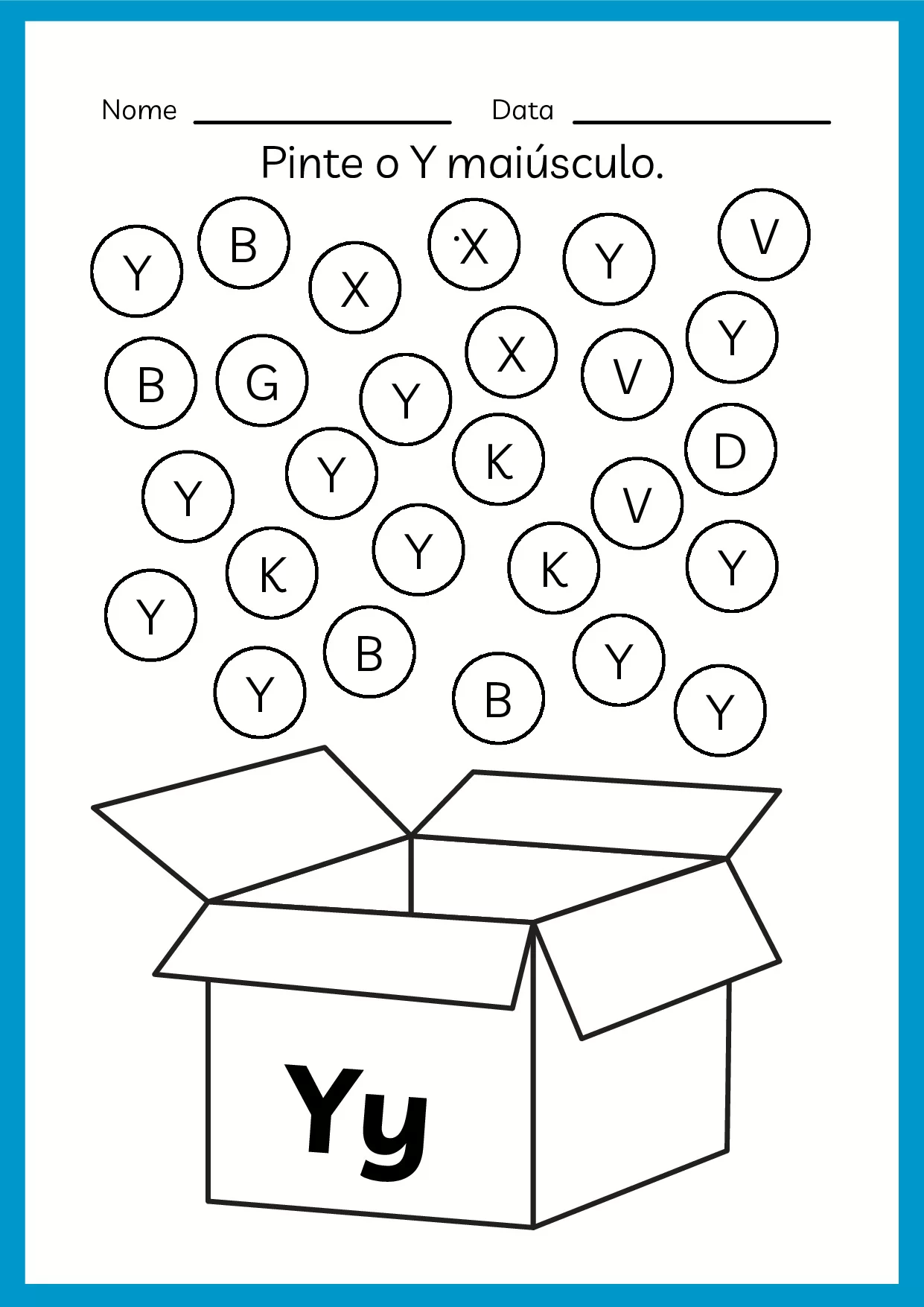 Atividades De Alfabeto Para Pre Escola Colorido 101