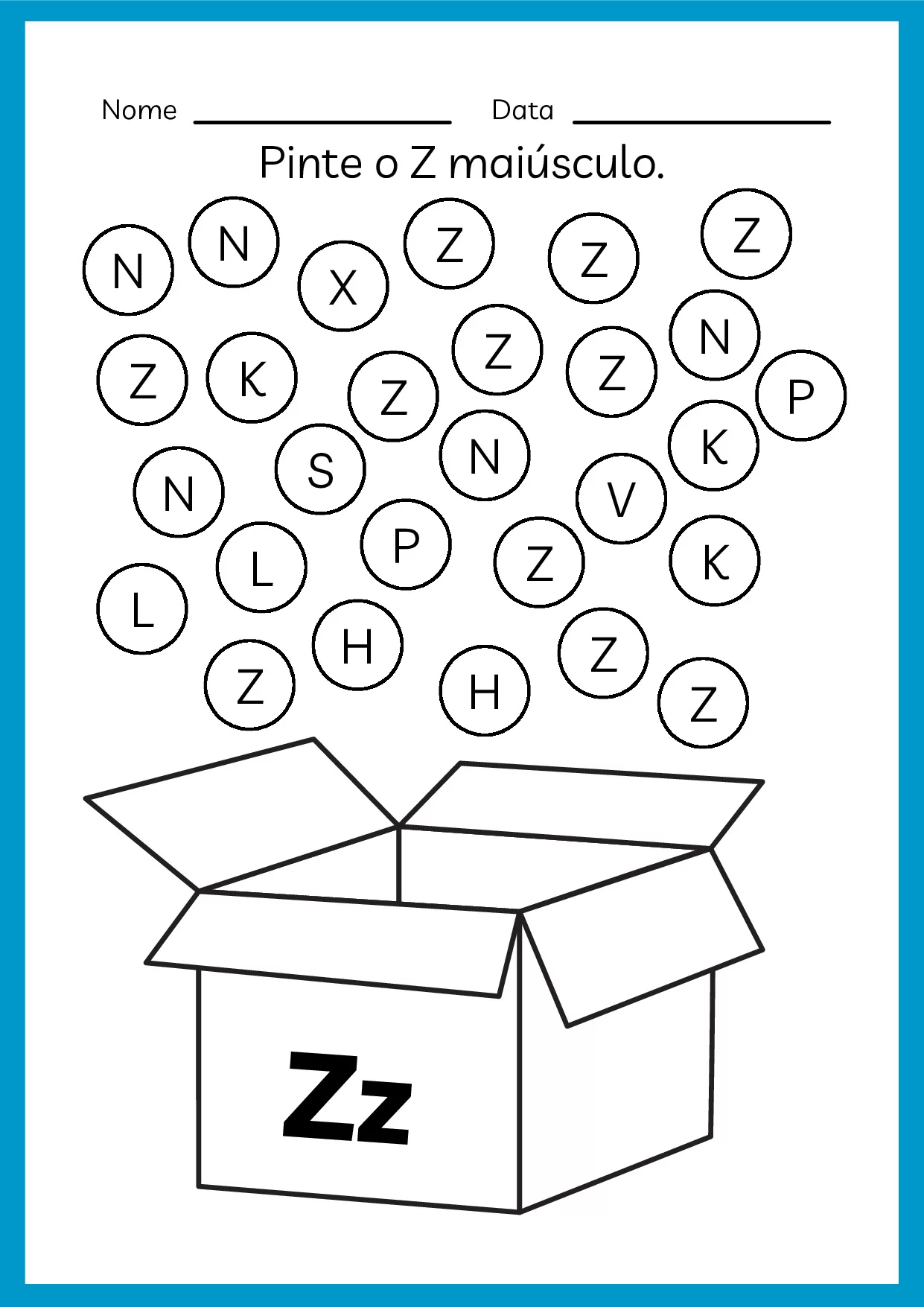 Atividades De Alfabeto Para Pre Escola Colorido 105