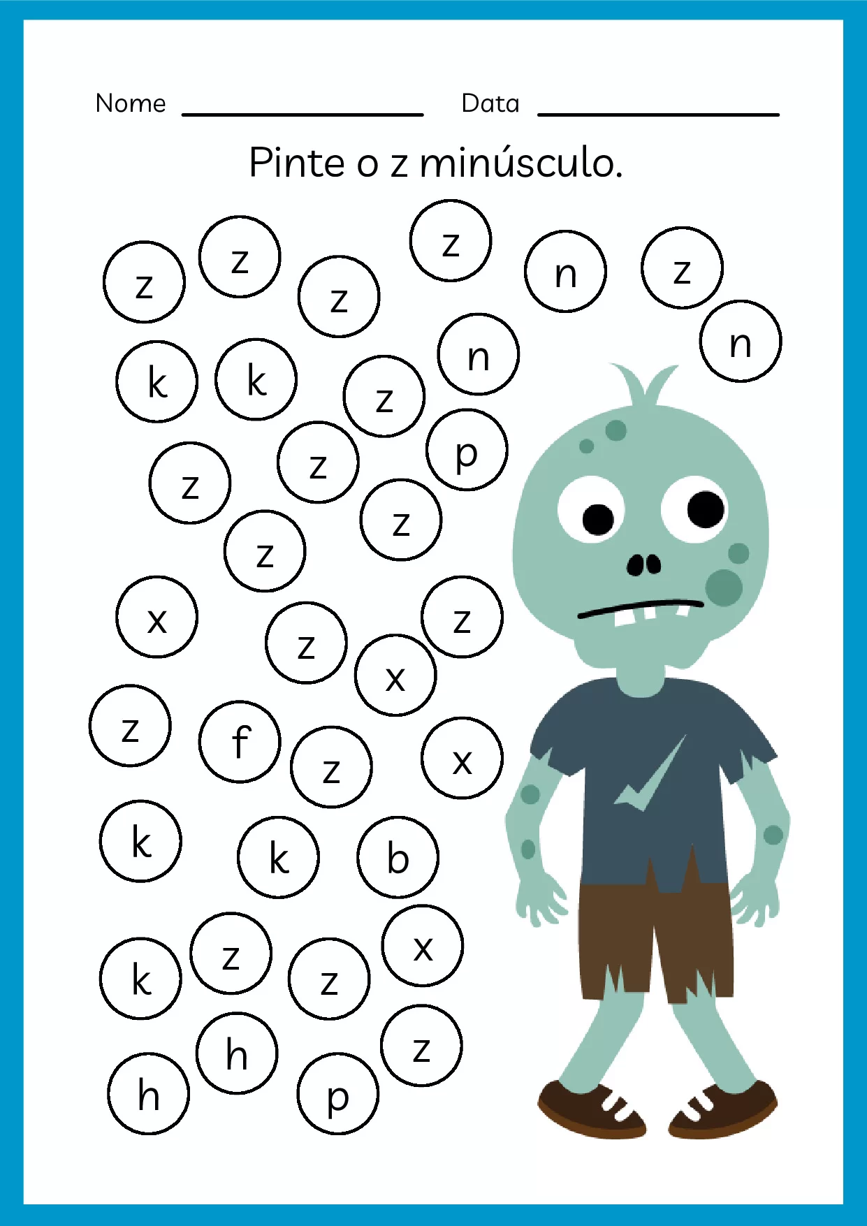 Atividades De Alfabeto Para Pre Escola Colorido 106