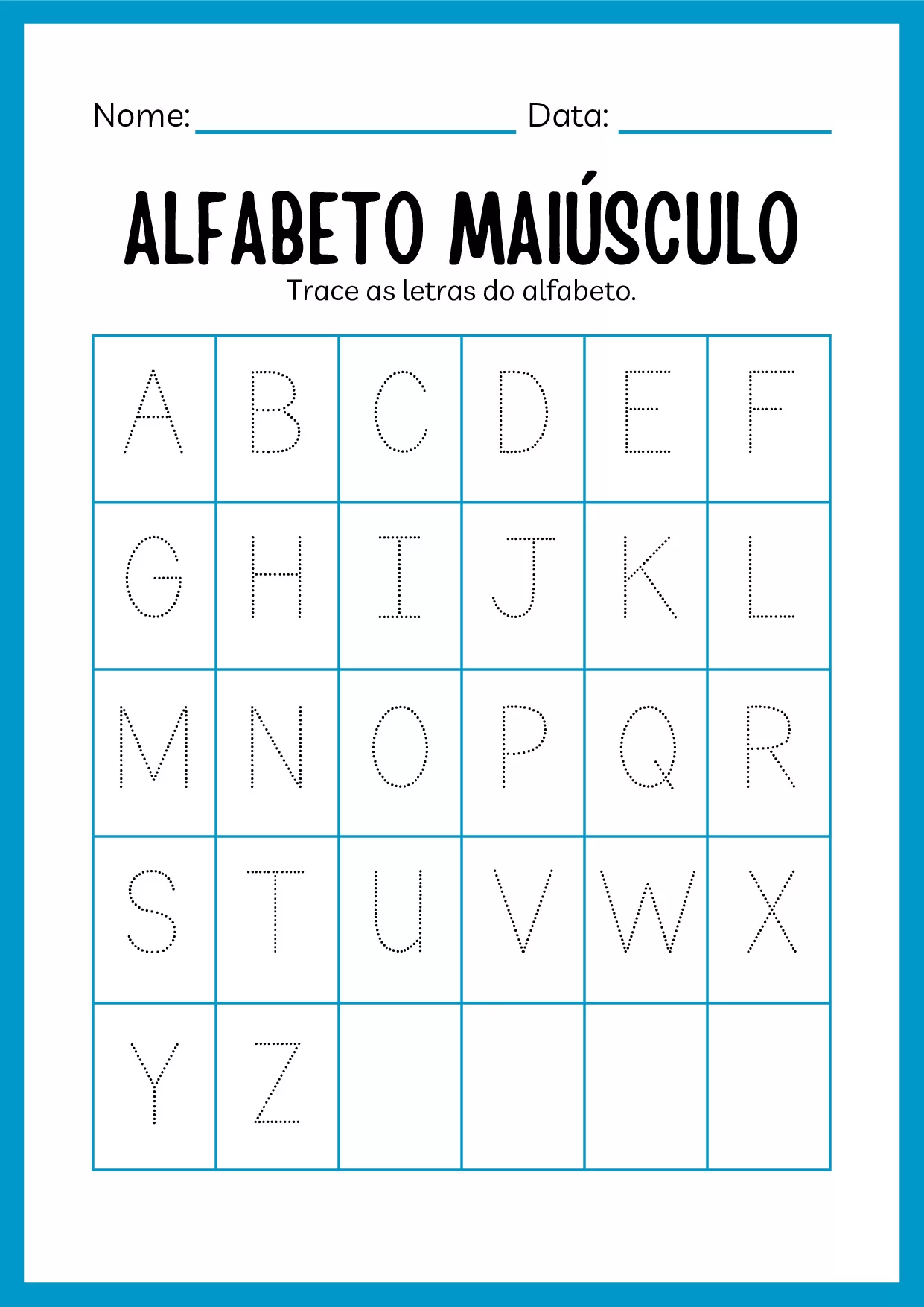Atividades De Alfabeto Para Pre Escola Colorido 107