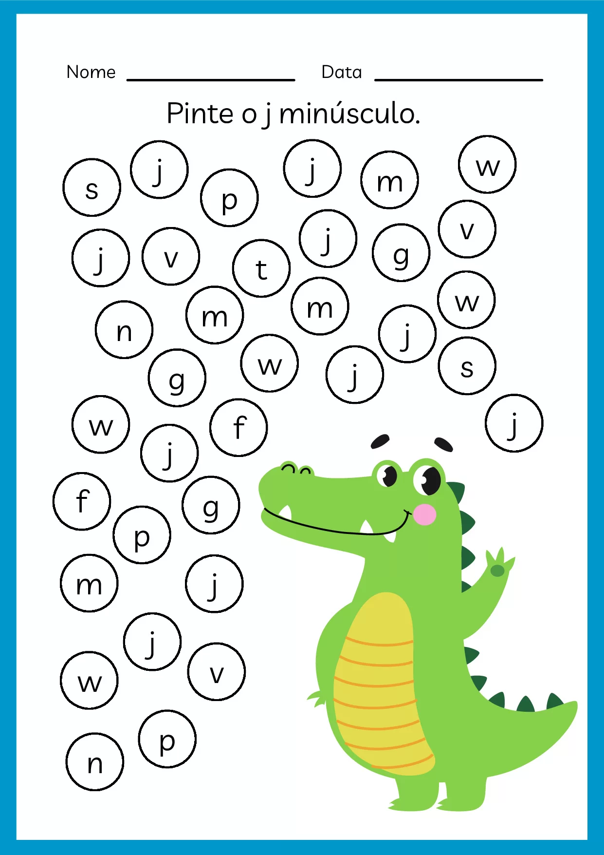 Atividades De Alfabeto Para Pre Escola Colorido 42