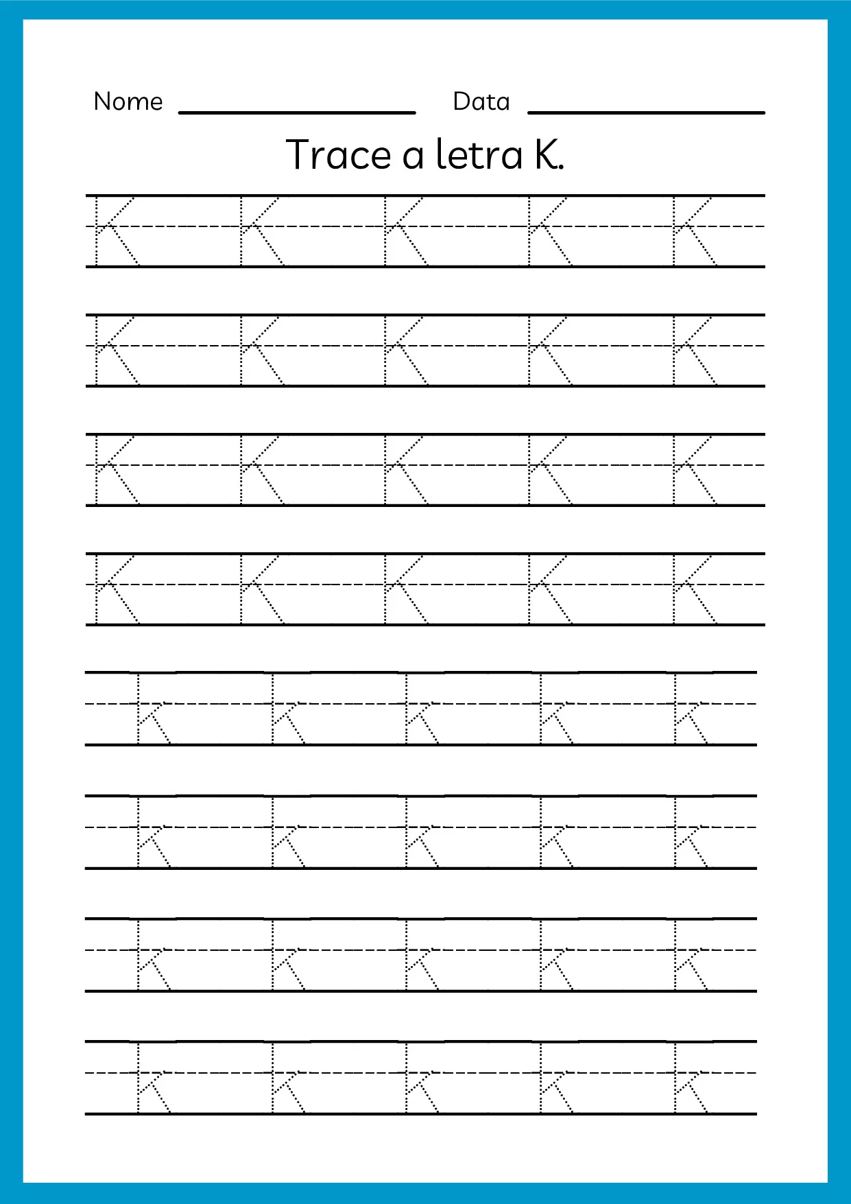 Atividades De Alfabeto Para Pre Escola Colorido 43