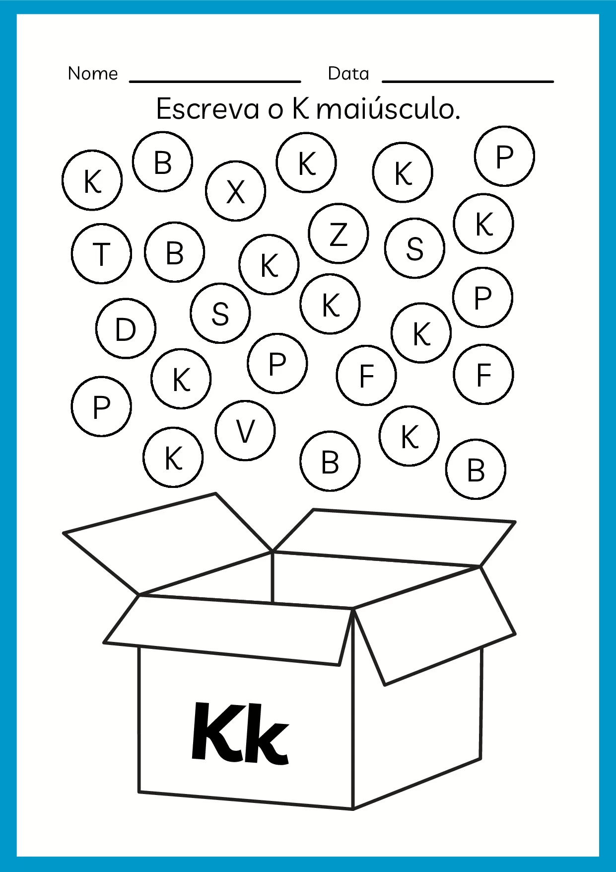 Atividades De Alfabeto Para Pre Escola Colorido 45