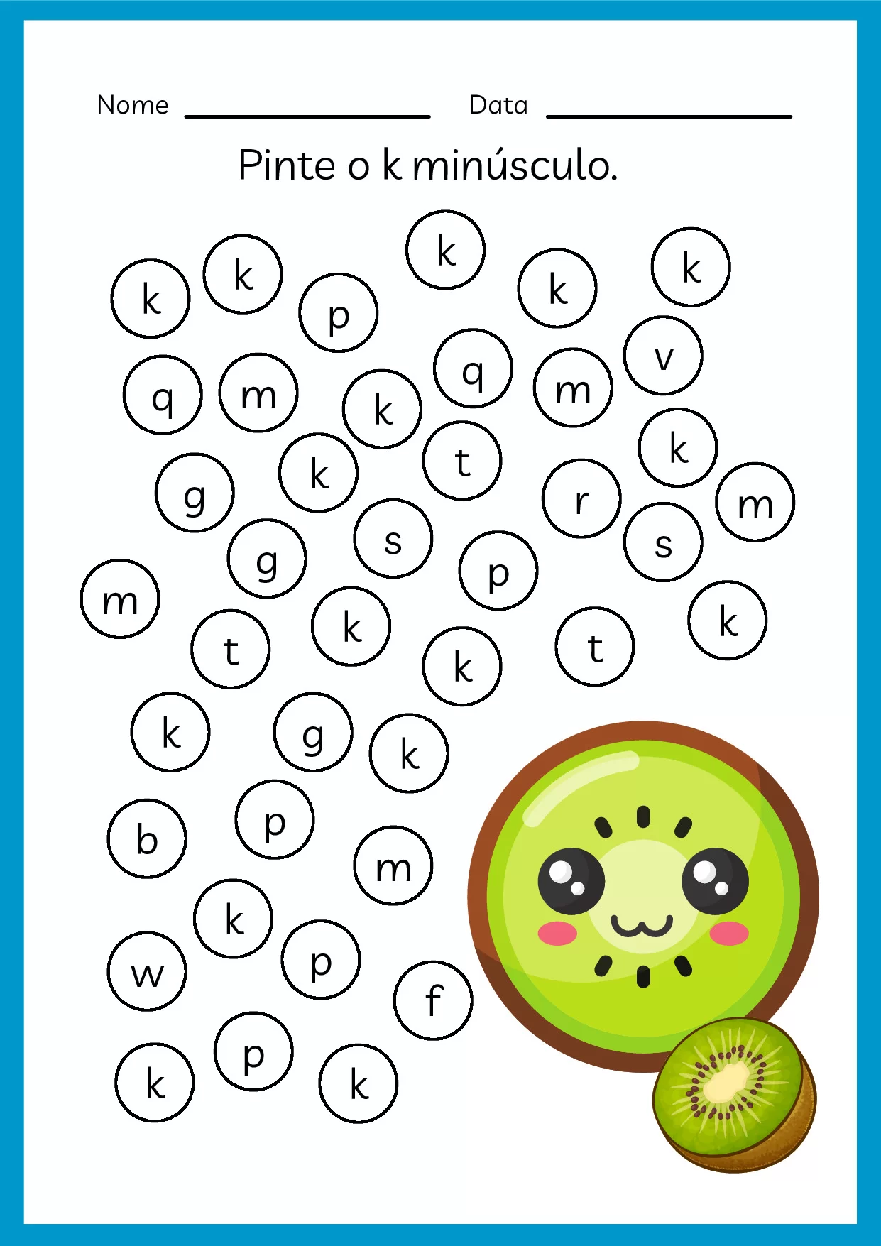 Atividades De Alfabeto Para Pre Escola Colorido 46