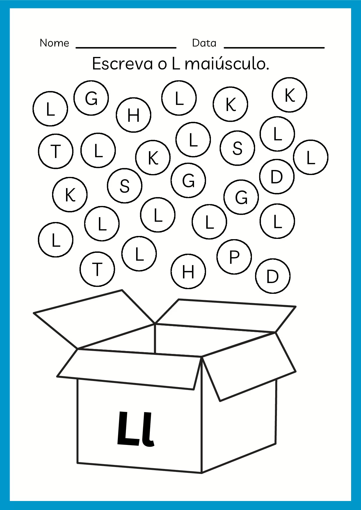 Atividades De Alfabeto Para Pre Escola Colorido 49