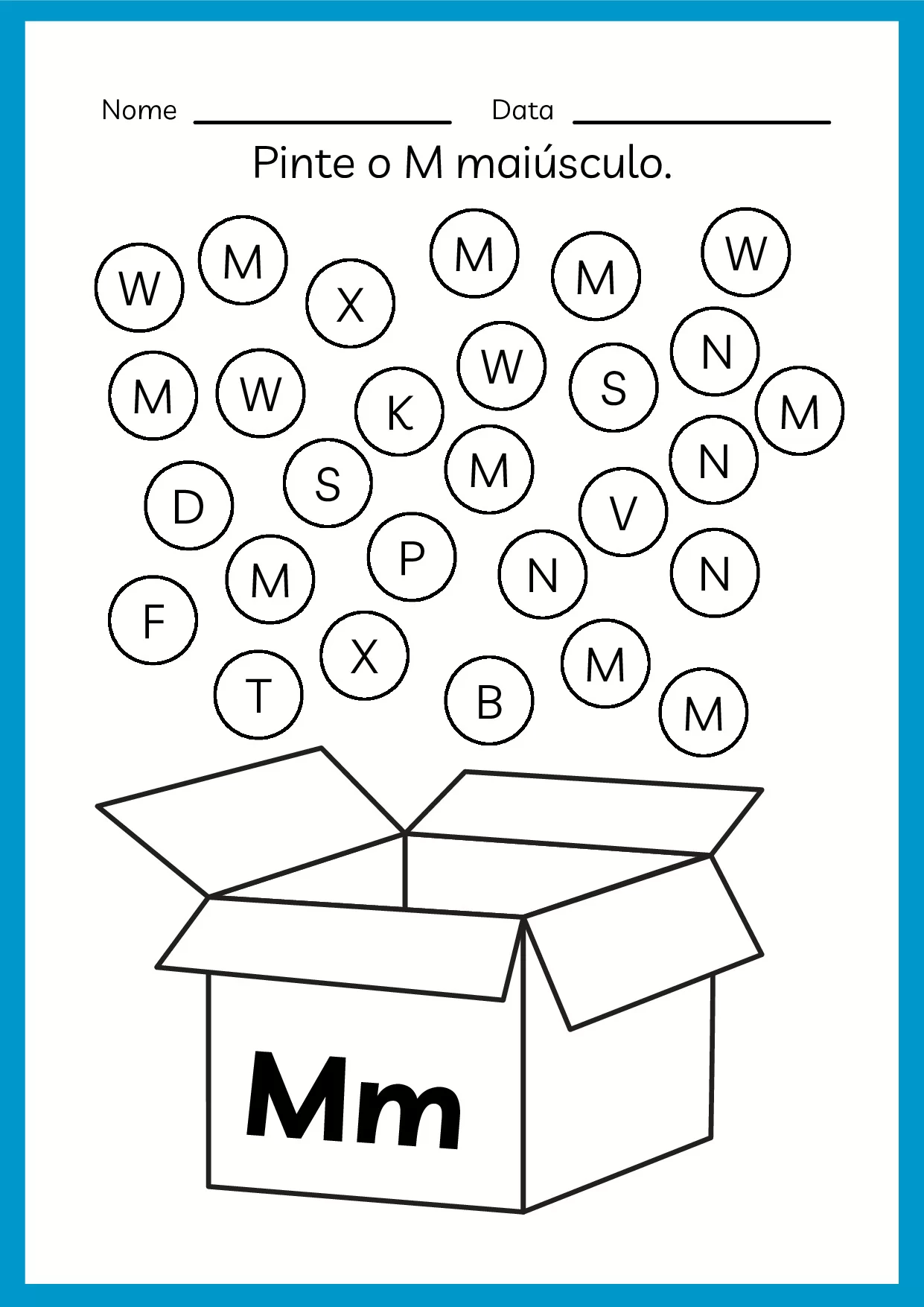 Atividades De Alfabeto Para Pre Escola Colorido 53