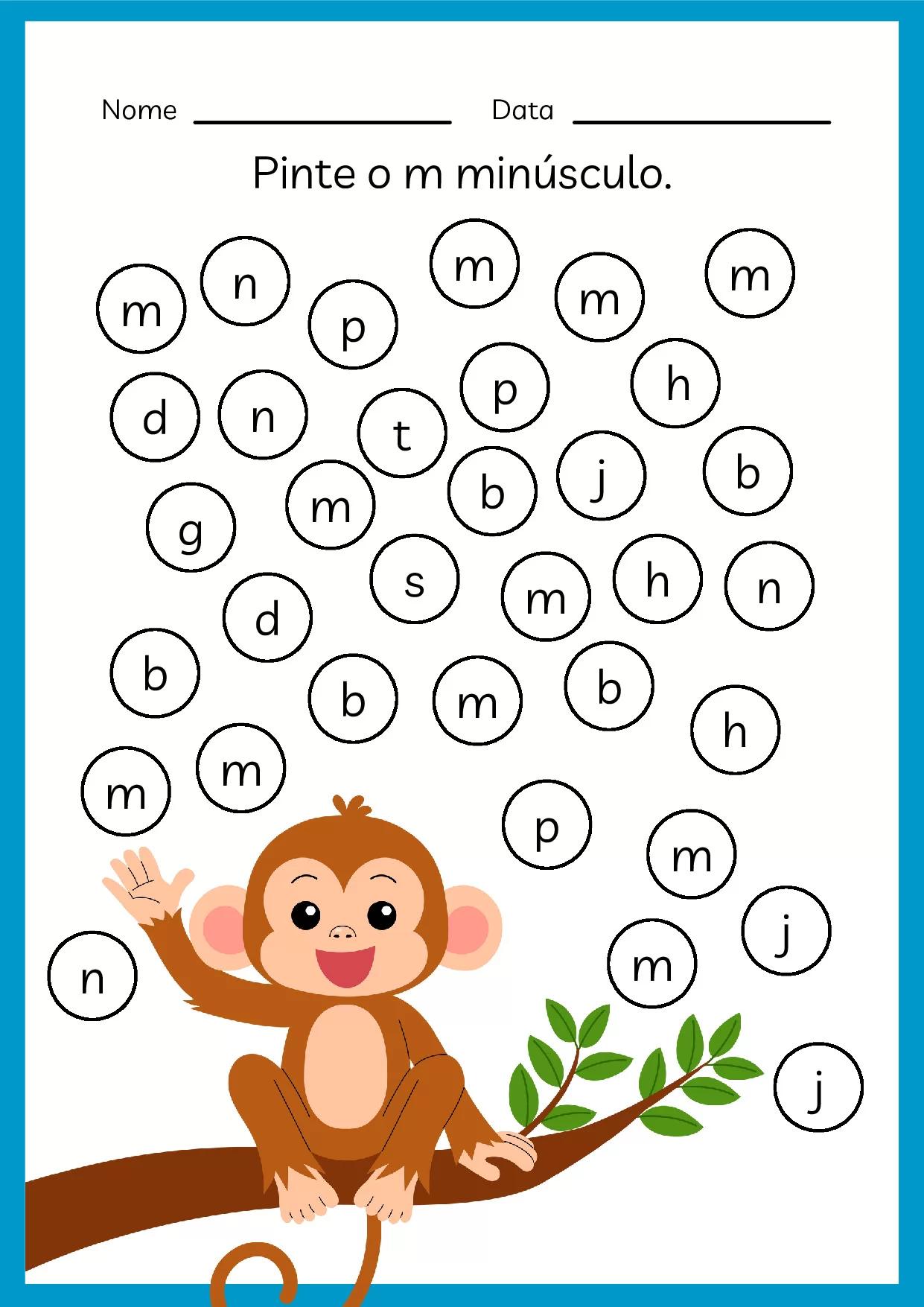 Atividades De Alfabeto Para Pre Escola Colorido 54