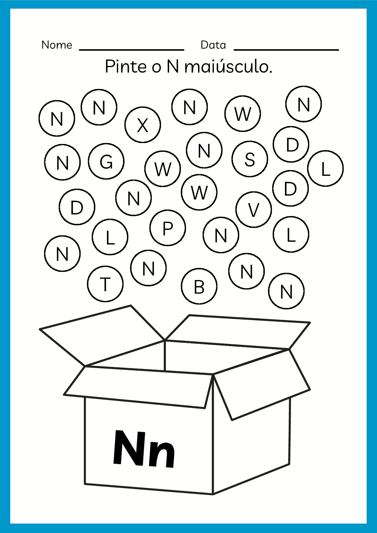 Atividades De Alfabeto Para Pre Escola Colorido 57