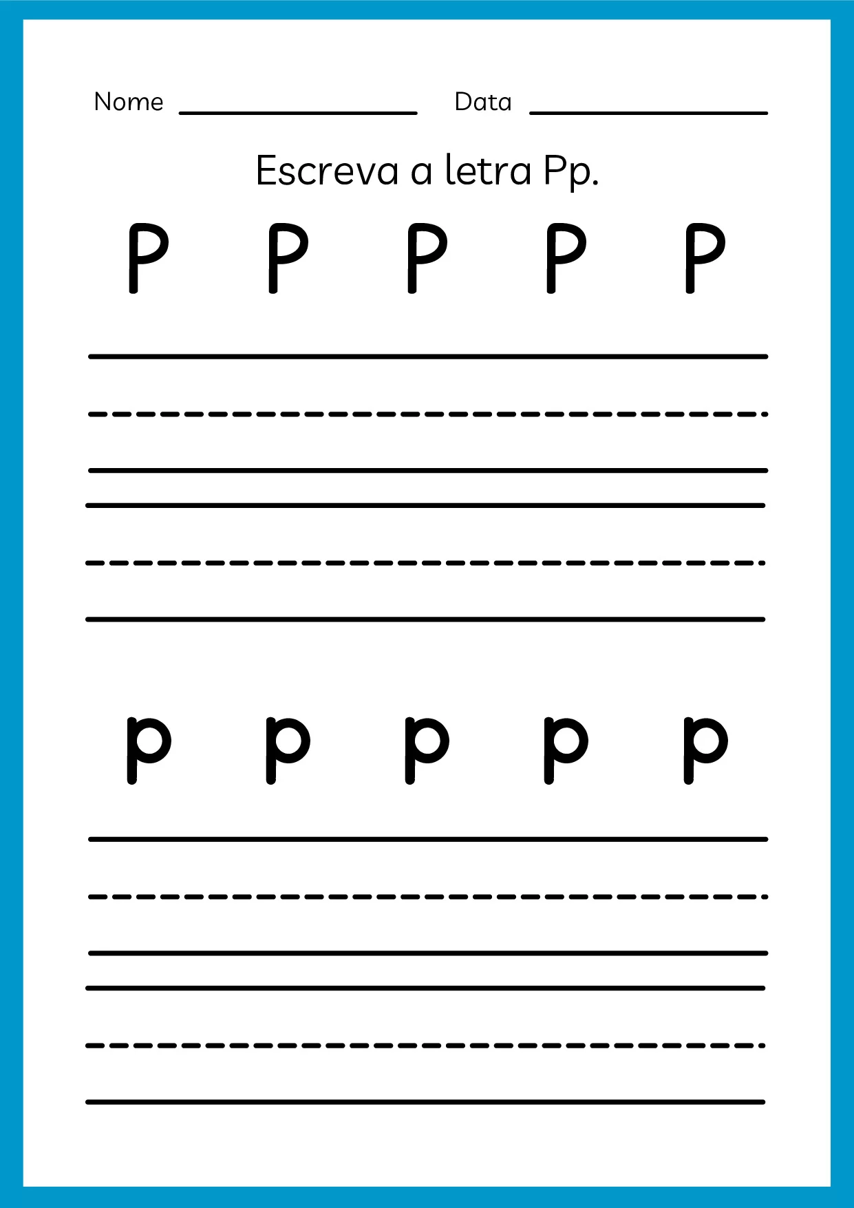 Atividades De Alfabeto Para Pre Escola Colorido 64