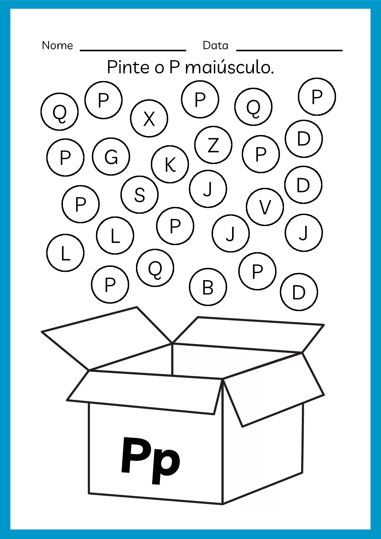 Atividades De Alfabeto Para Pre Escola Colorido 65