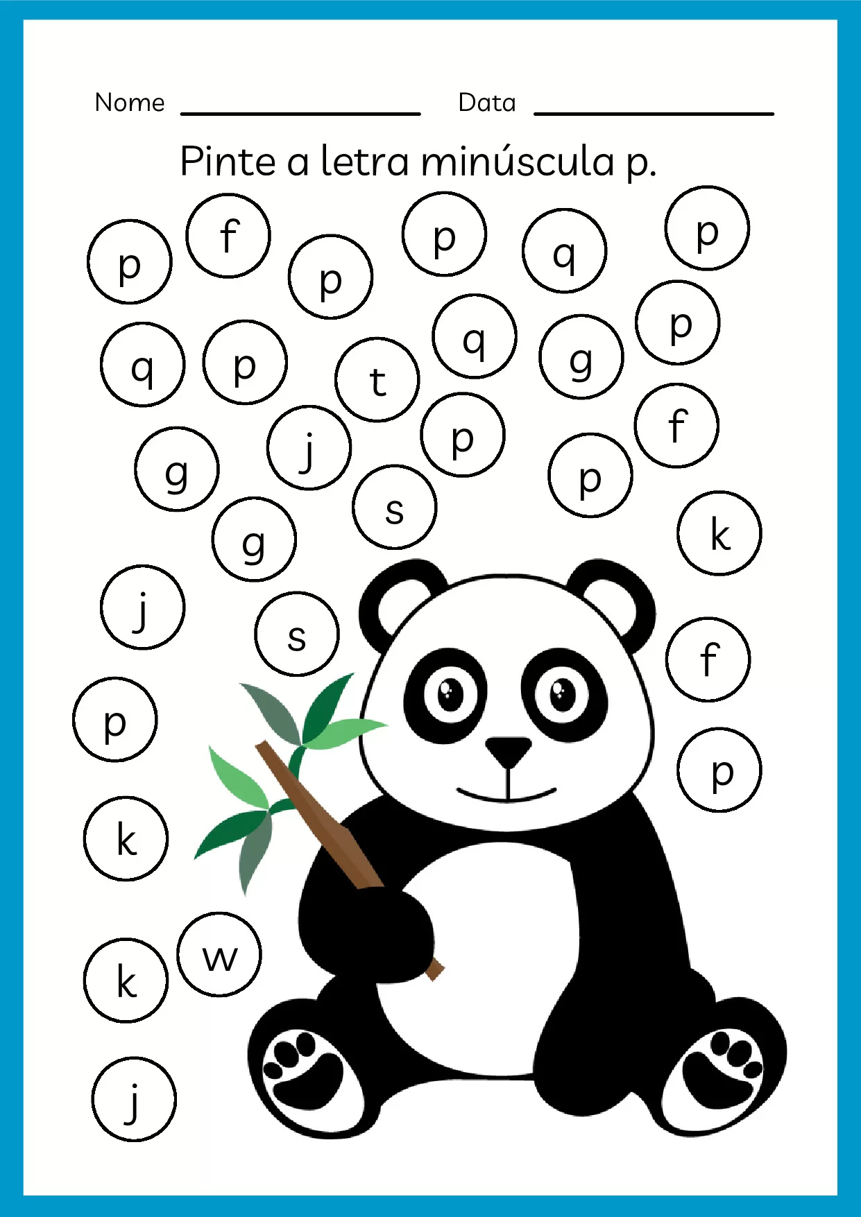 Atividades De Alfabeto Para Pre Escola Colorido 66