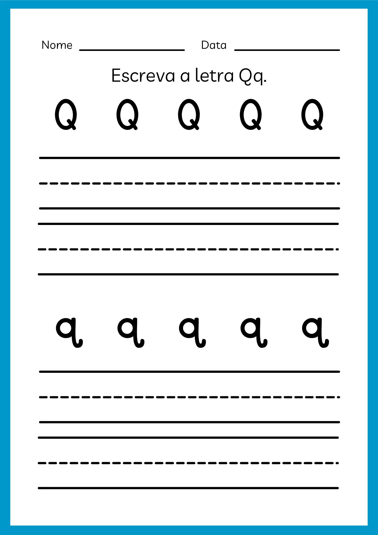 Atividades De Alfabeto Para Pre Escola Colorido 68