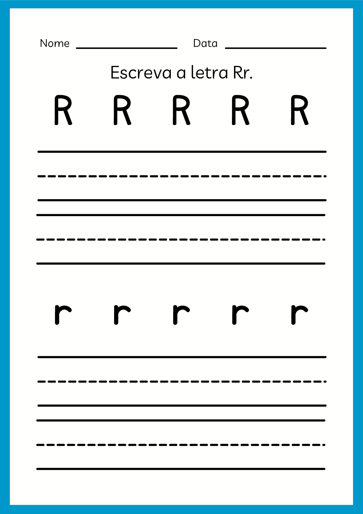 Atividades De Alfabeto Para Pre Escola Colorido 72