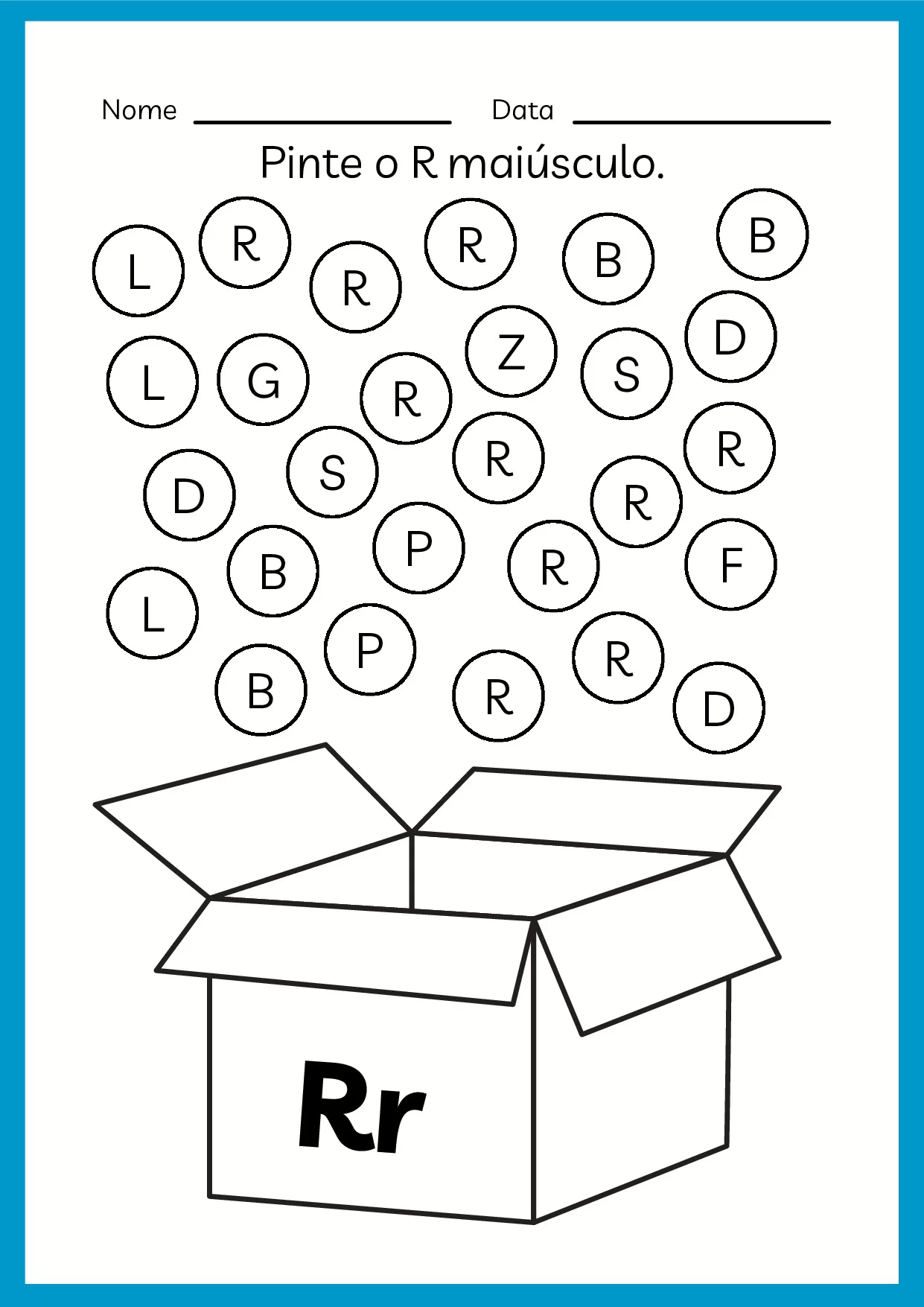 Atividades De Alfabeto Para Pre Escola Colorido 73
