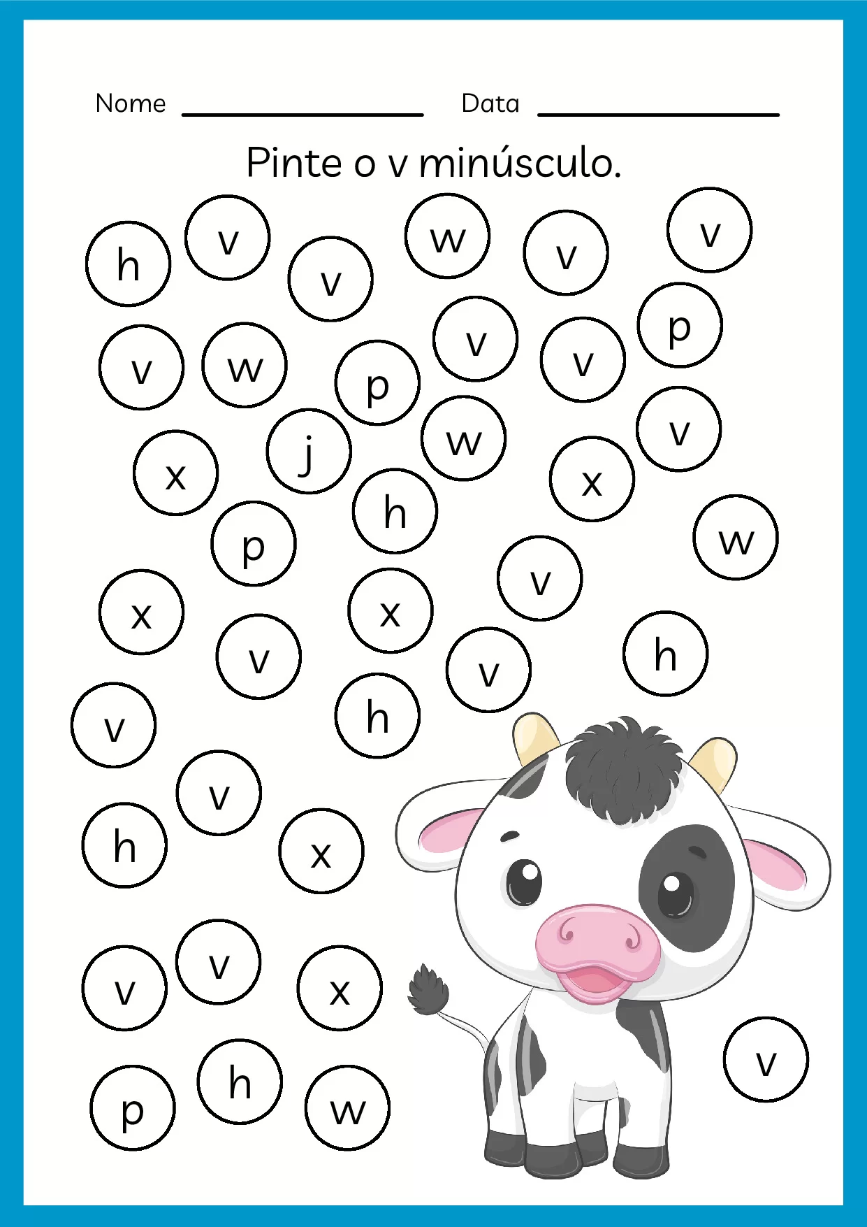 Atividades De Alfabeto Para Pre Escola Colorido 90