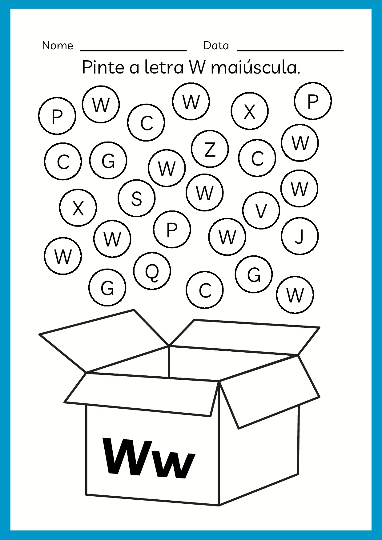 Atividades De Alfabeto Para Pre Escola Colorido 93