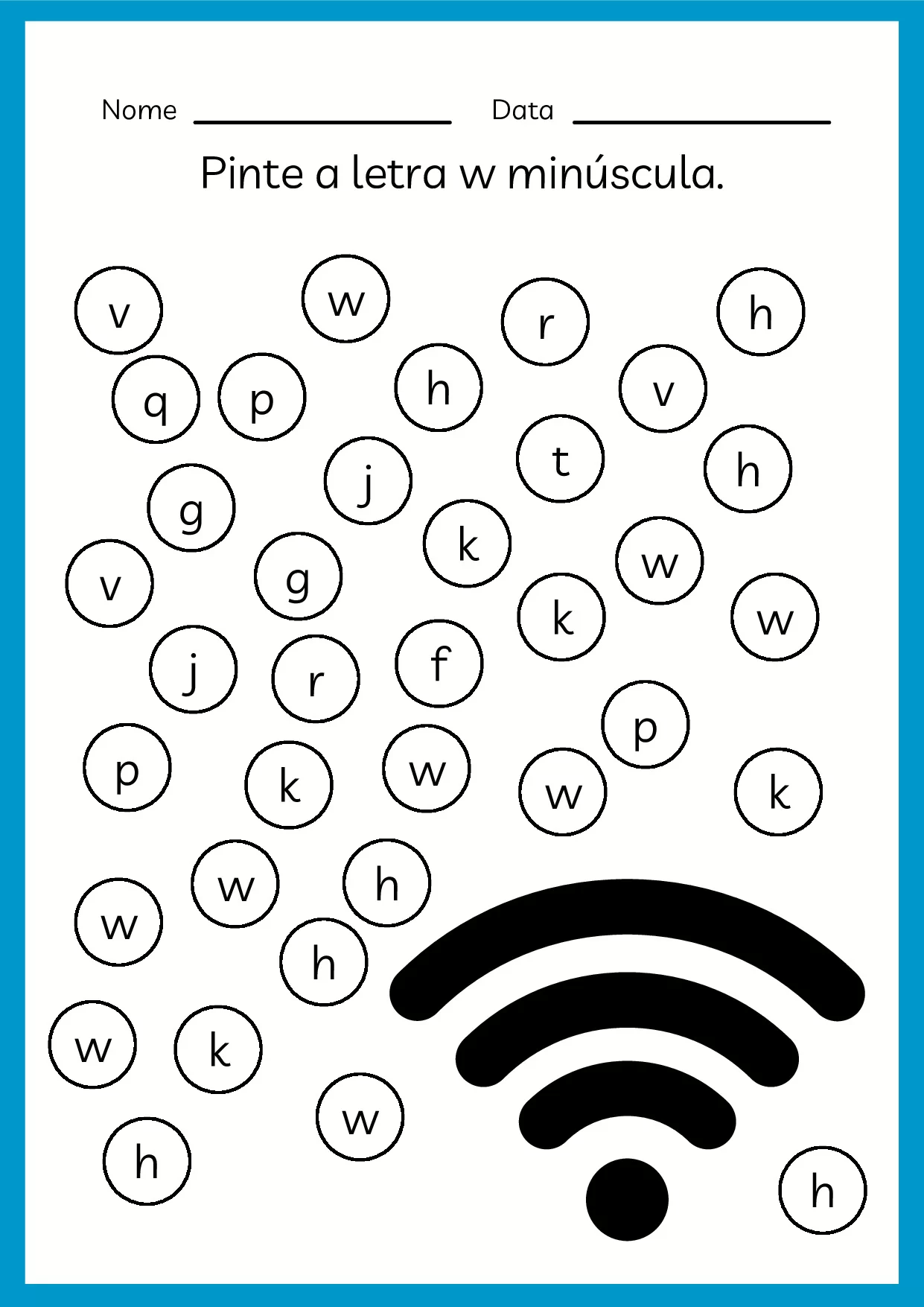 Atividades De Alfabeto Para Pre Escola Colorido 94