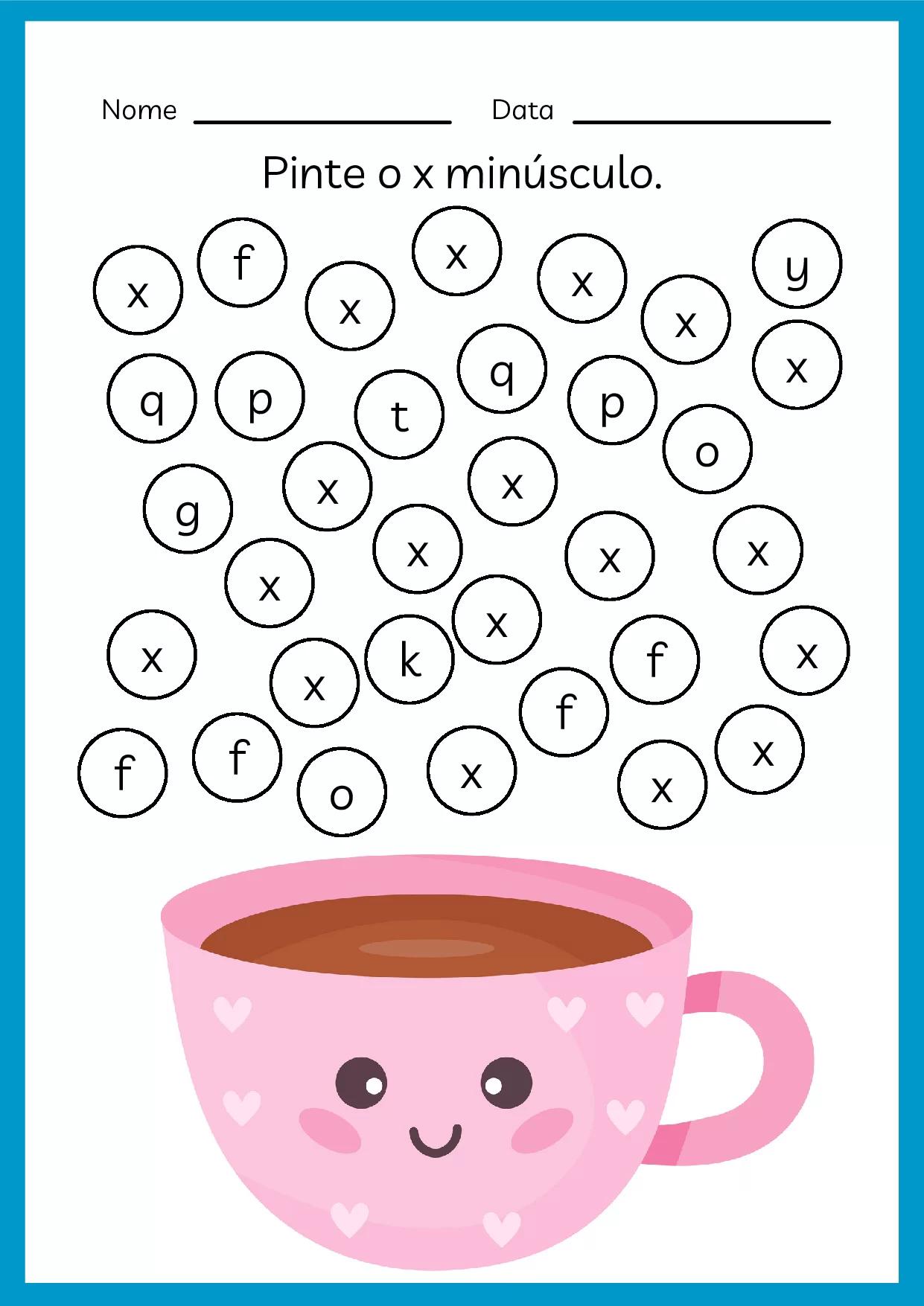 Atividades De Alfabeto Para Pre Escola Colorido 98