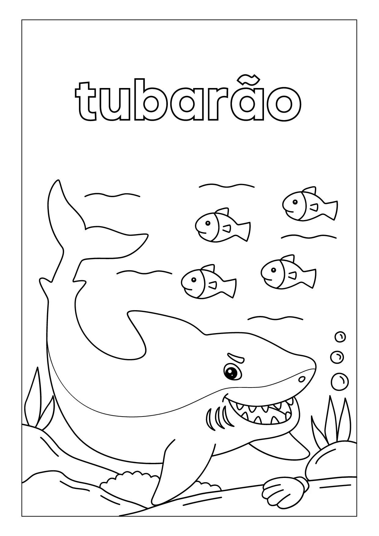 Colorir tubarão