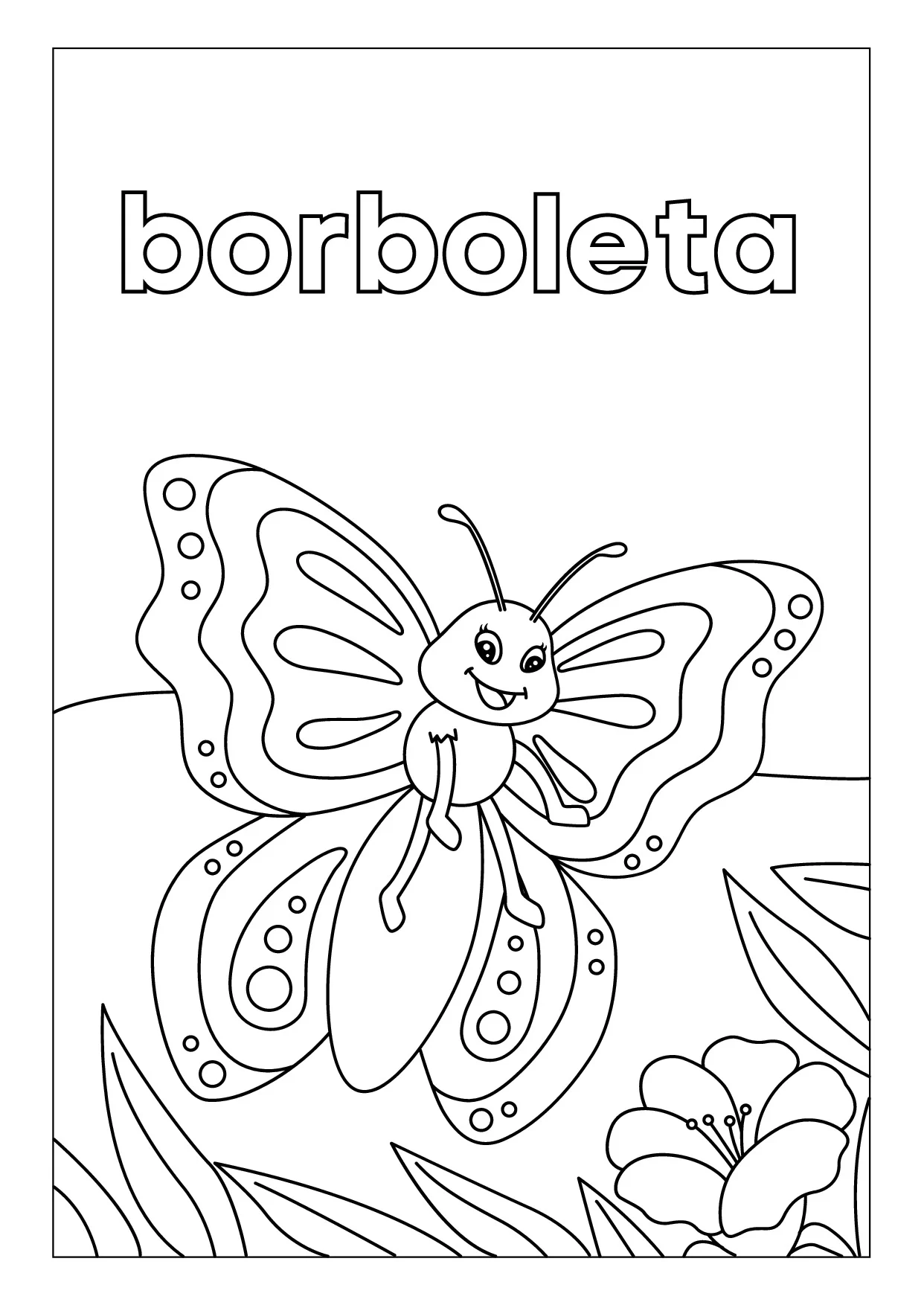 Colorir borboleta
