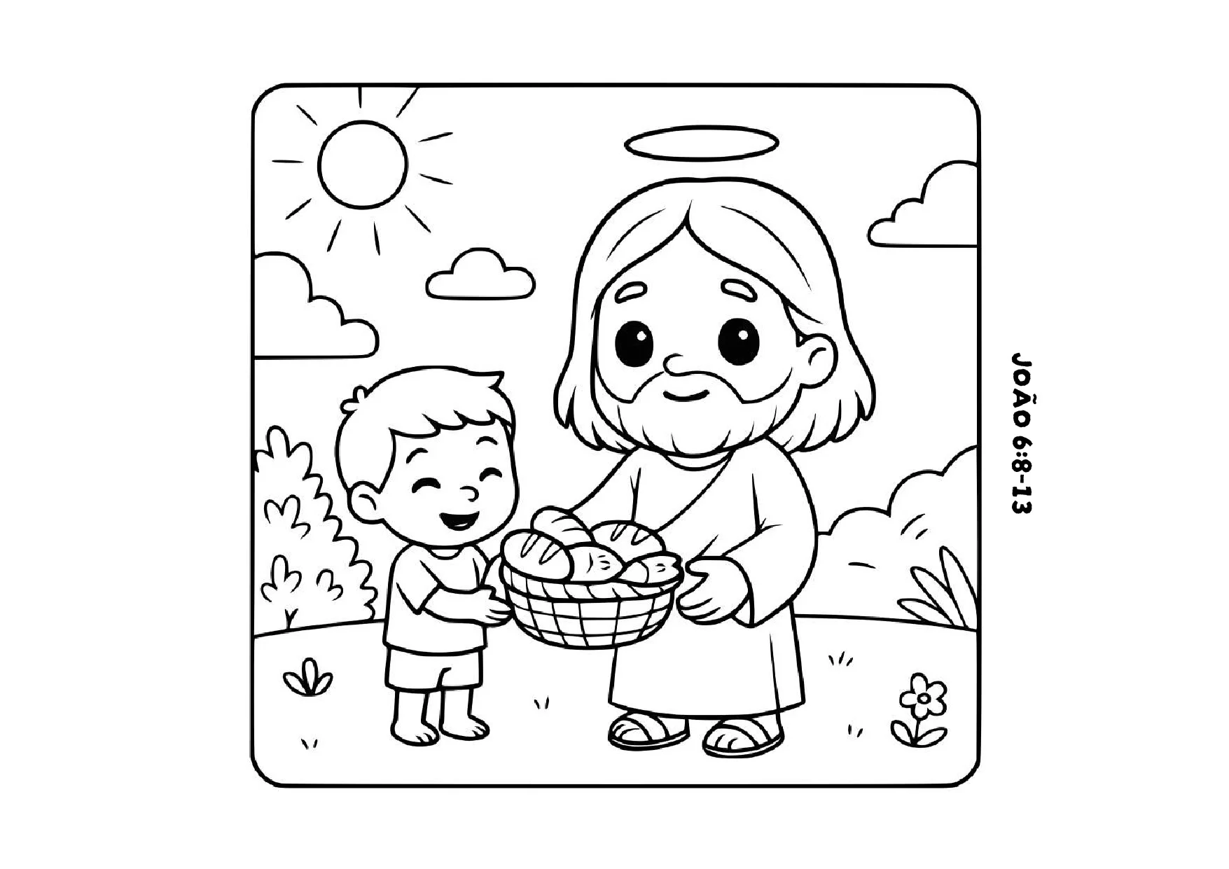 Atividades De Colorir Versiculos De Jesus 12