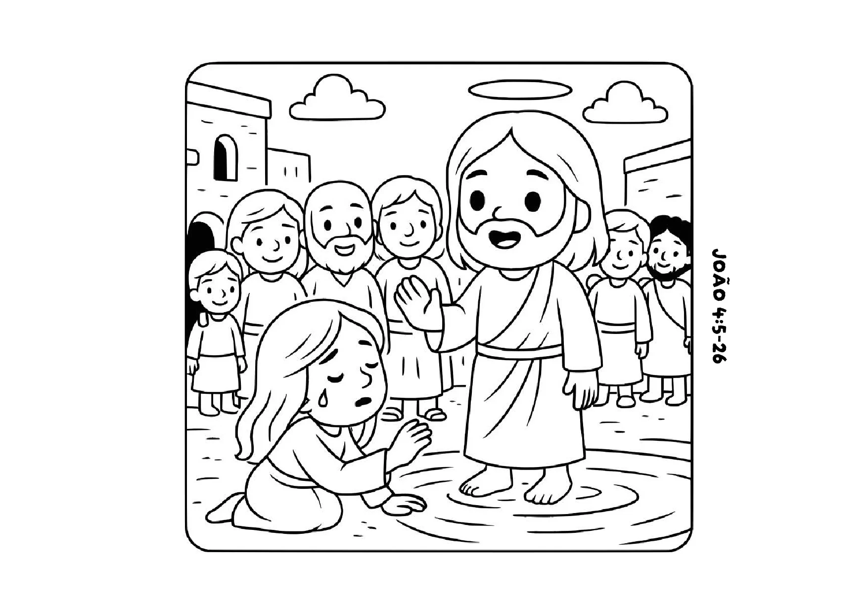 Atividades De Colorir Versiculos De Jesus 17