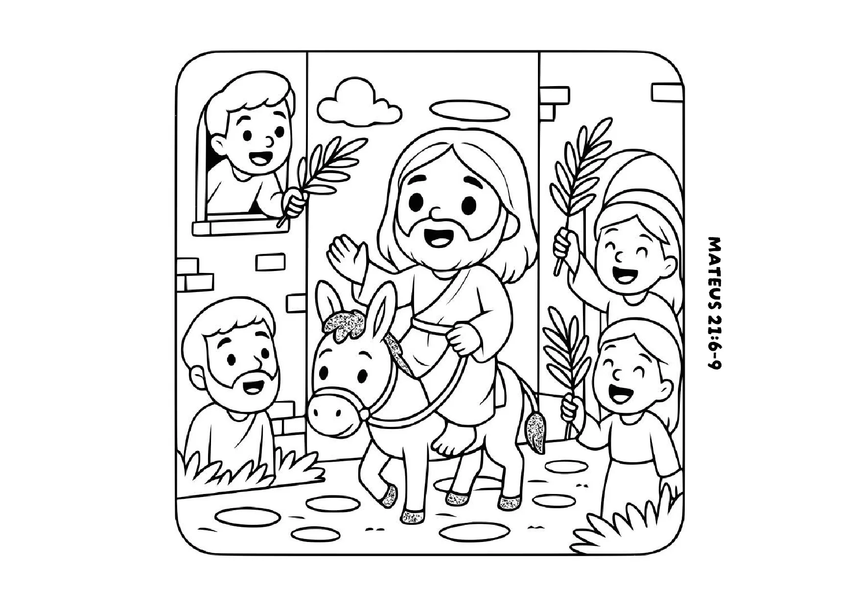 Atividades De Colorir Versiculos De Jesus 20