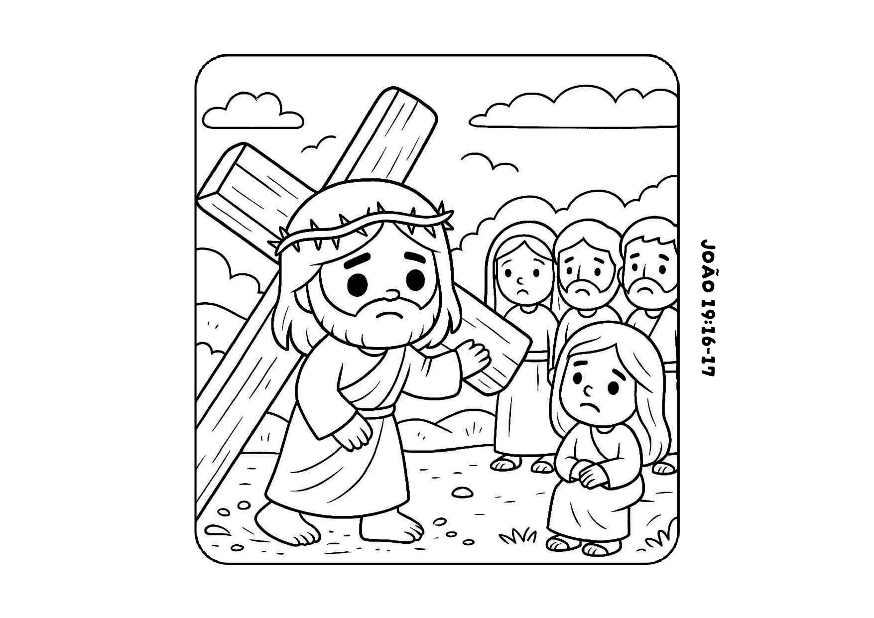 Atividades De Colorir Versiculos De Jesus 27