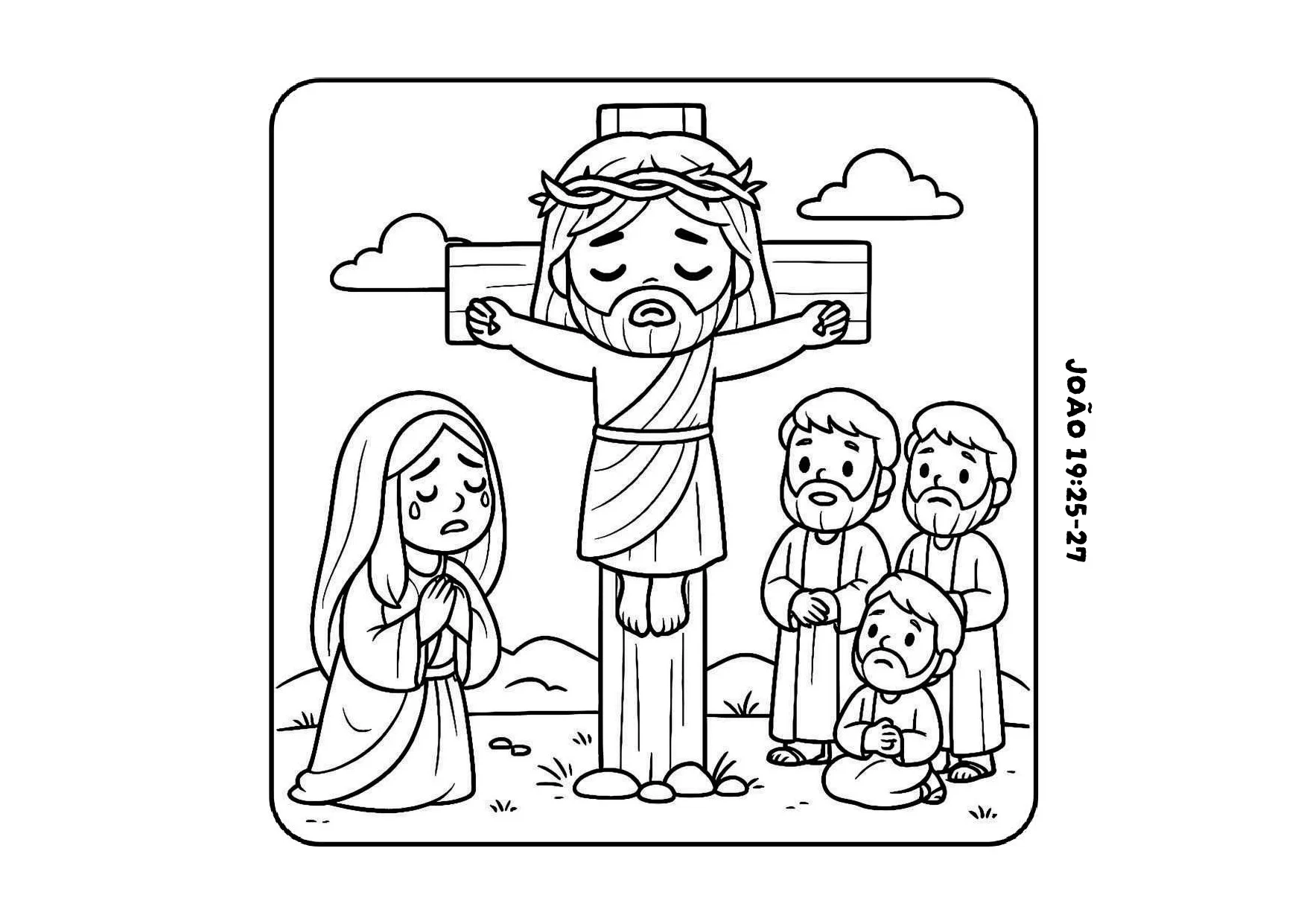 Atividades De Colorir Versiculos De Jesus 28