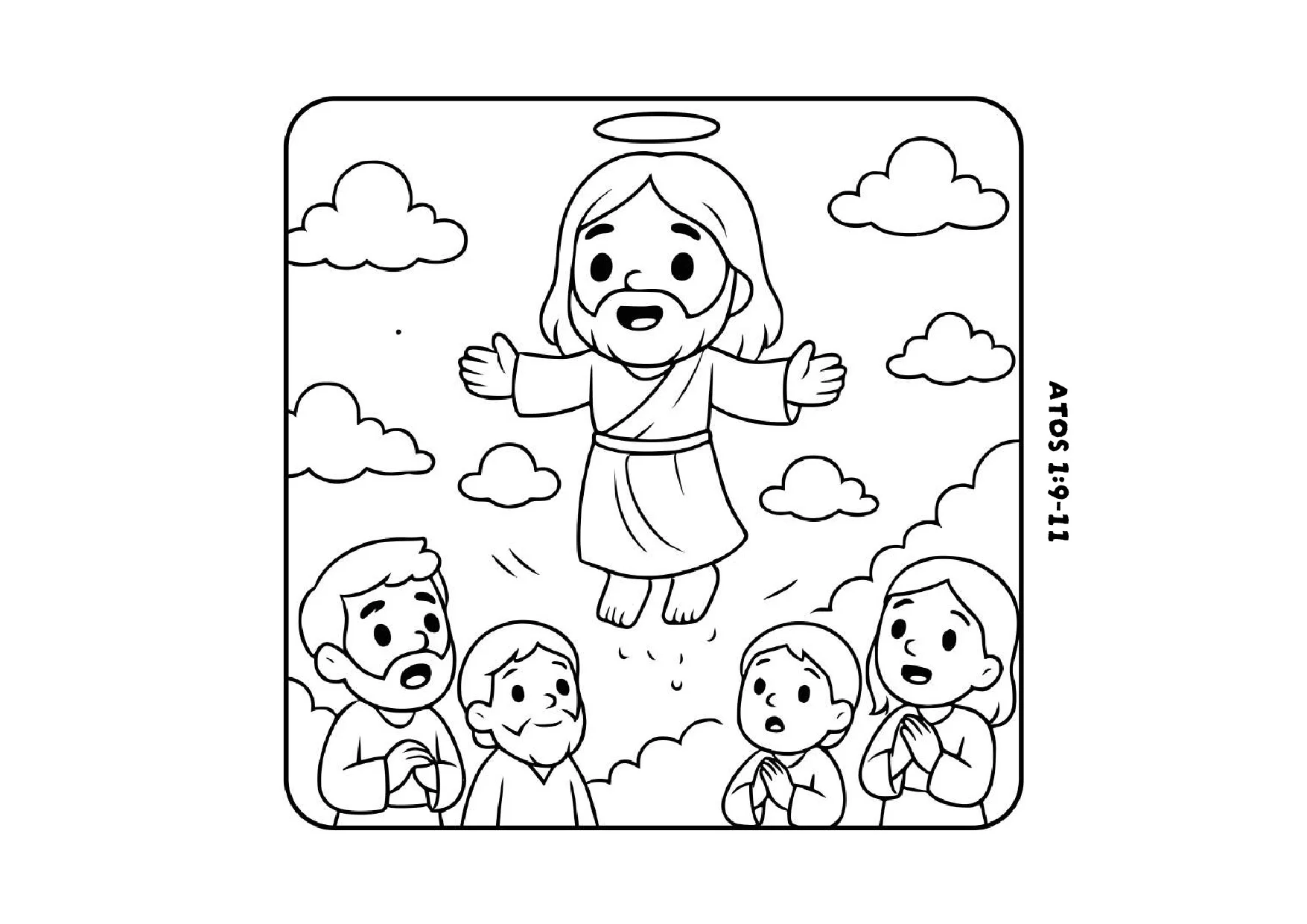 Atividades De Colorir Versiculos De Jesus 31