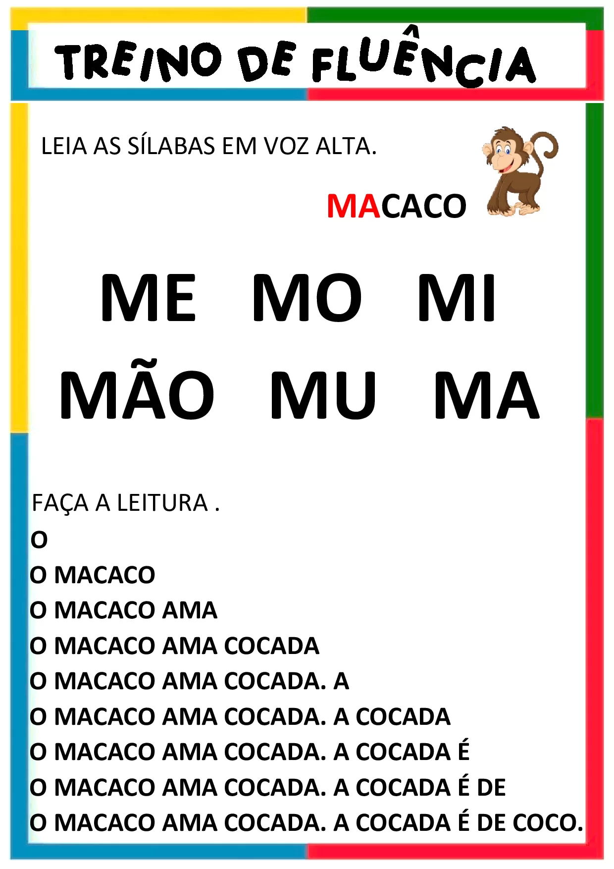 Atividades De Fluencia De Leitura – Caderno Fluencia Especial 10