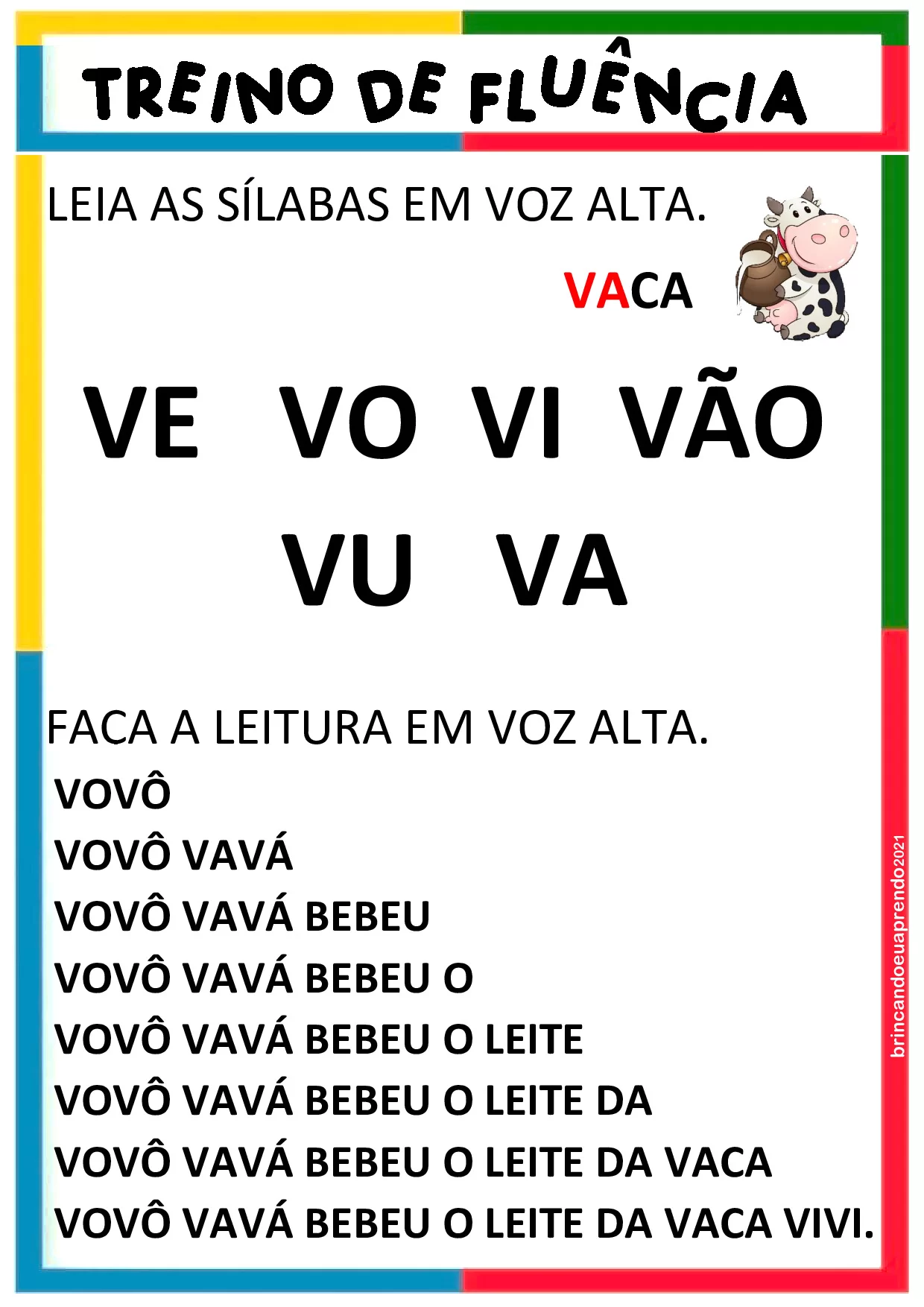 Atividades De Fluencia De Leitura – Caderno Fluencia Especial 16